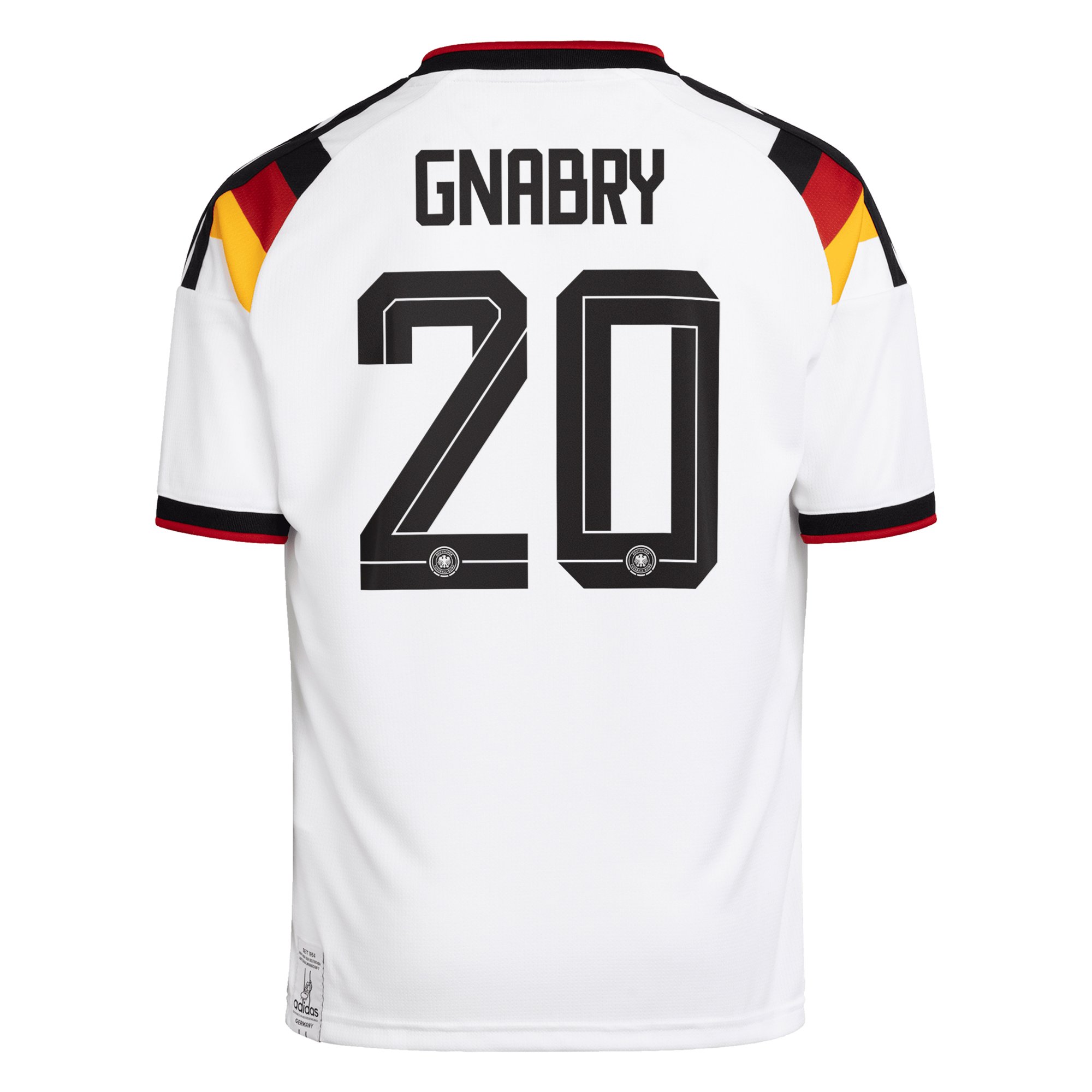 Germany National Team adidas Home Minikit 2026 with Gnabry 20 printing, , rebel_hi-res