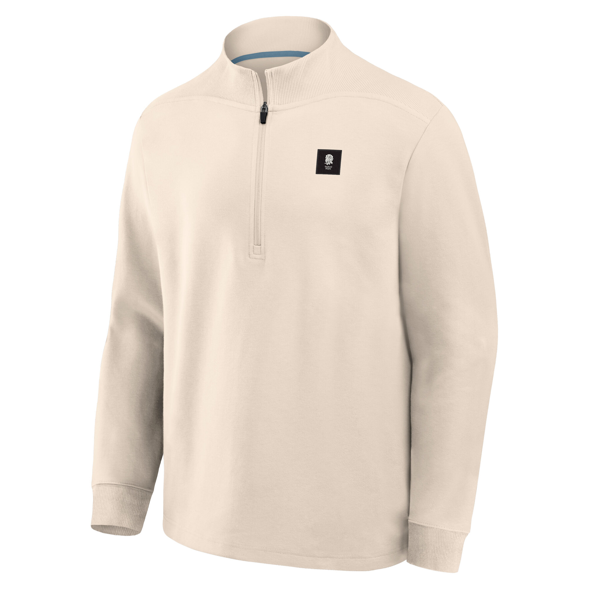 England Rugby Iconic Quarter Top - Cream, , rebel_hi-res