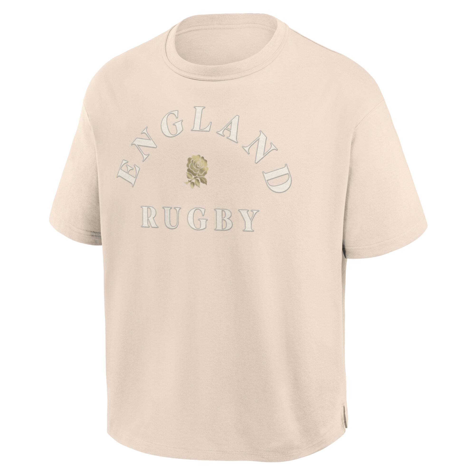 England Rugby Elements Heavyweight Oversized T-Shirt - Cream - Unisex, , rebel_hi-res