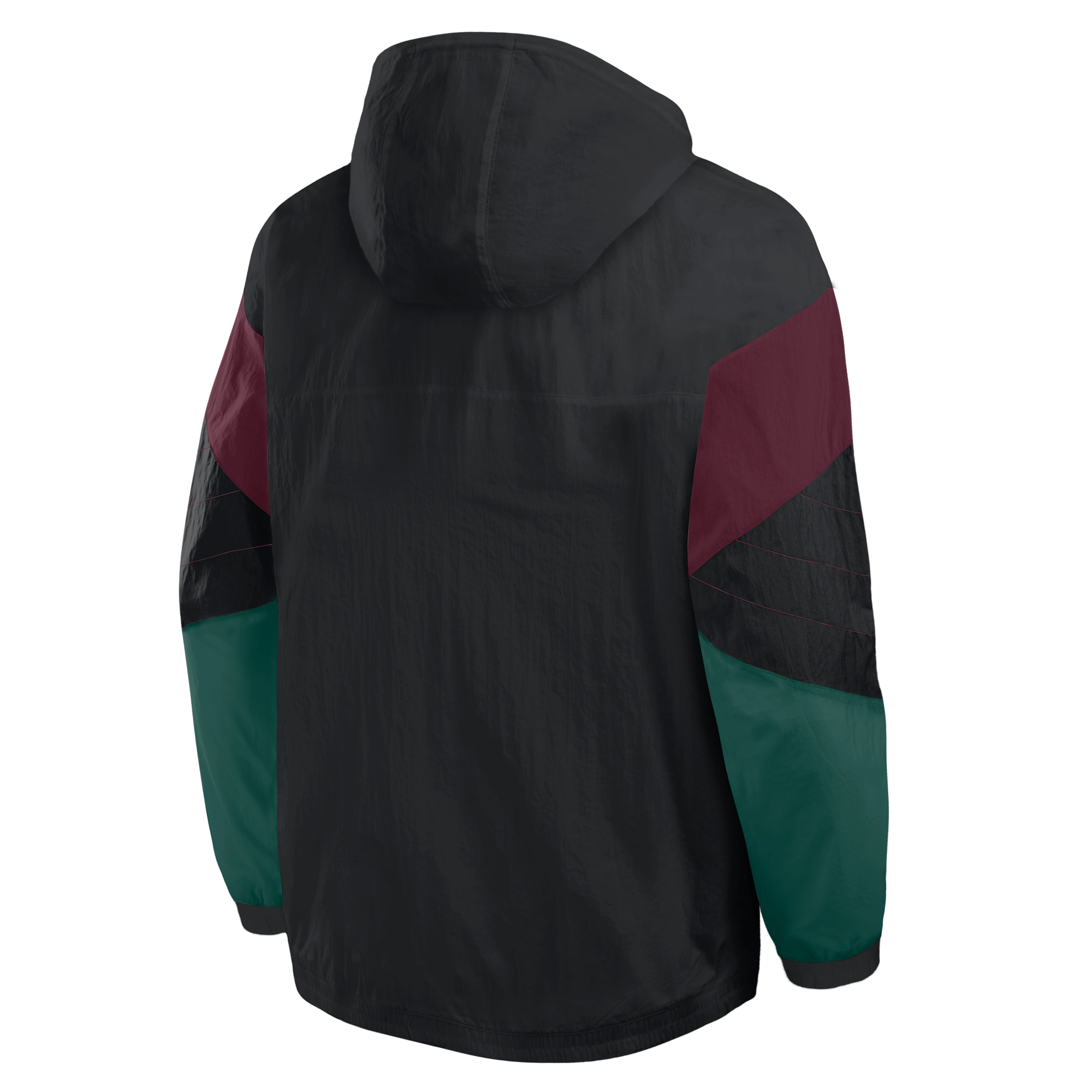 England Rugby Street Hooded Half Zip Windbreaker - Black, , rebel_hi-res