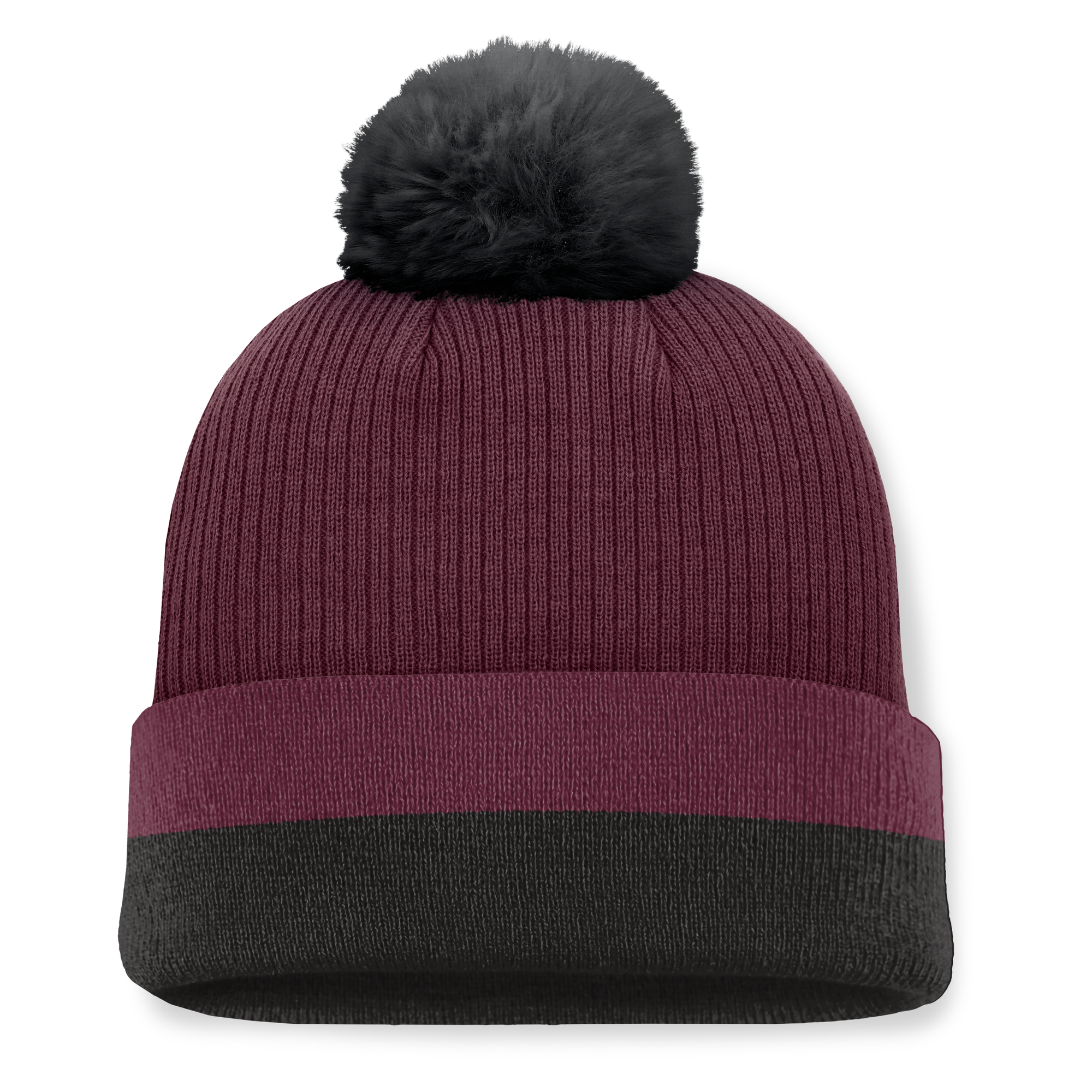 England Rugby Cleave Cuff Pom Beanie - Purple - Womens, , rebel_hi-res