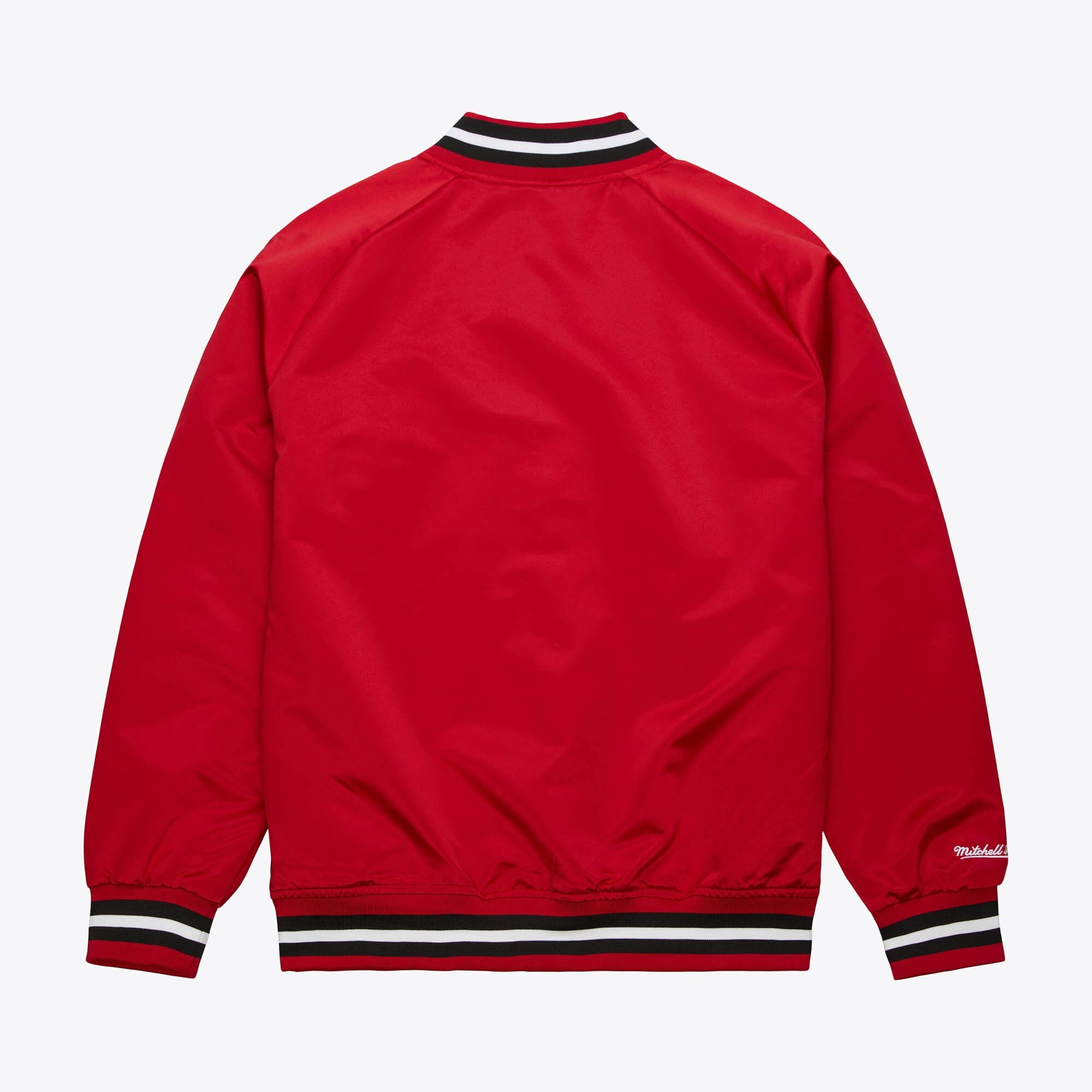 Chicago Bulls Mitchell & Ness Vintage Logo Lightweight Satin Jacket - Mens, , rebel_hi-res