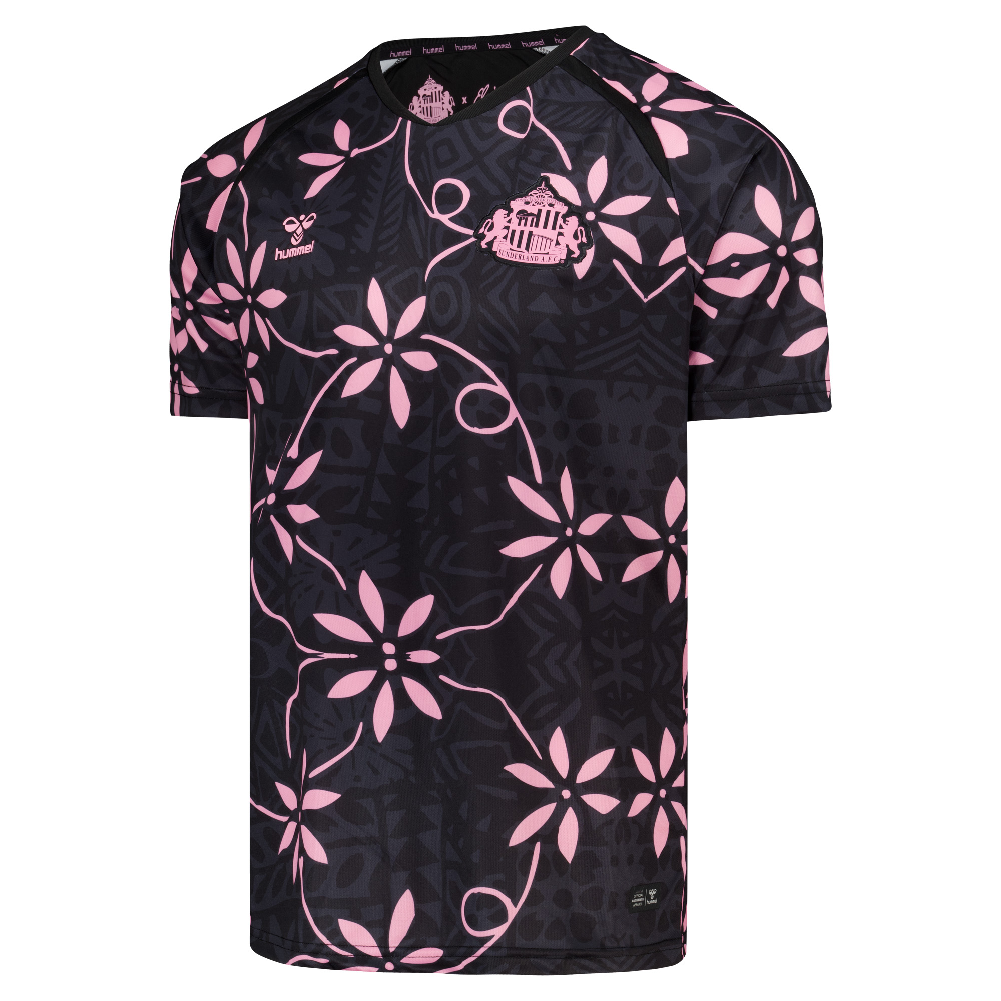 Sunderland x Elvis Hummel Away Matchday Jersey - Black, , rebel_hi-res