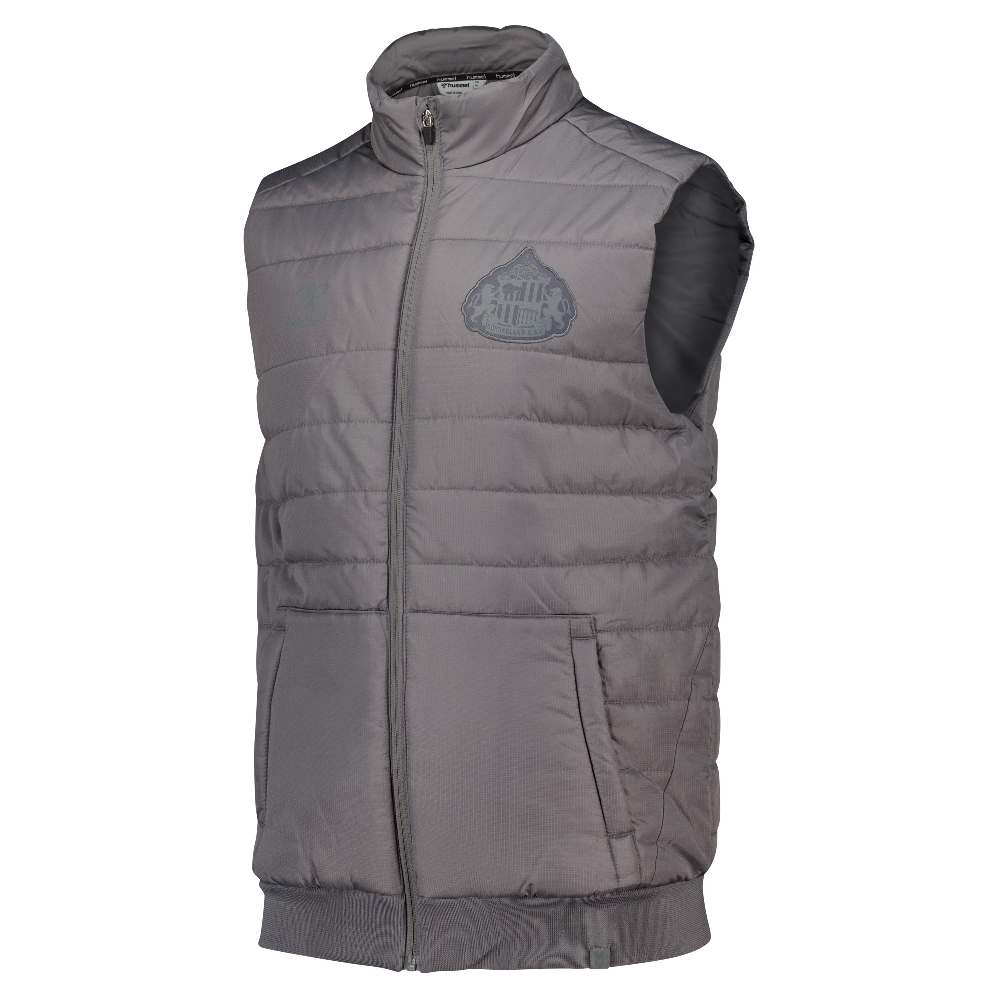 Sunderland Hummel Travel Gilet - Grey, , rebel_hi-res