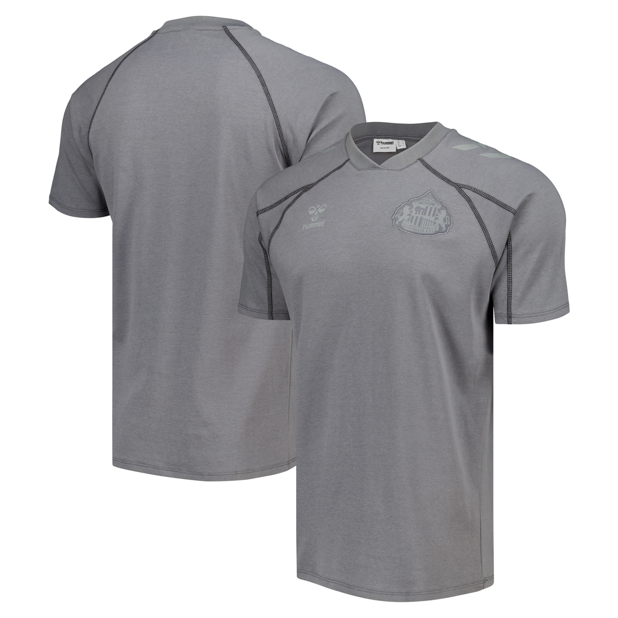 Sunderland Hummel Travel T-Shirt - Grey, , rebel_hi-res