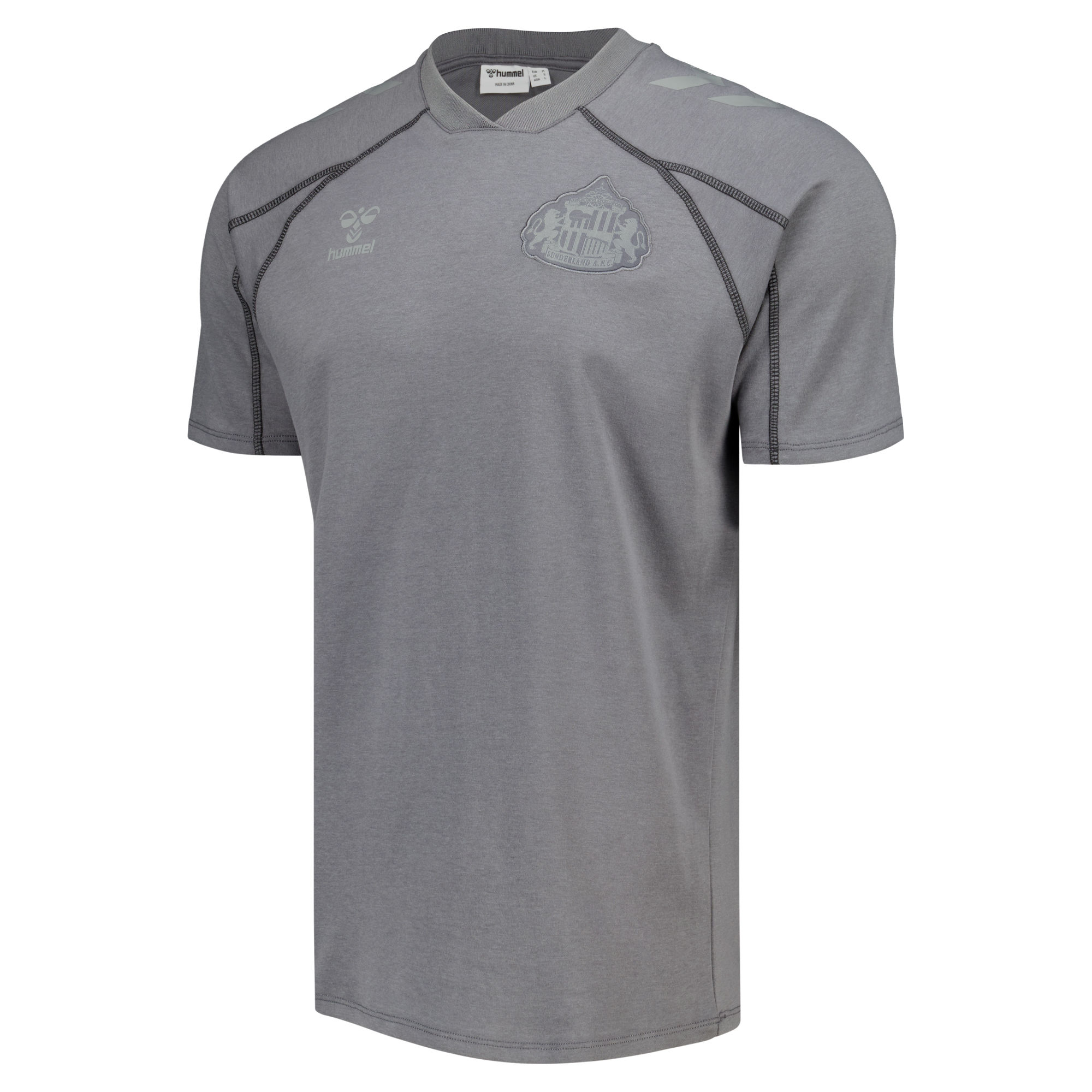 Sunderland Hummel Travel T-Shirt - Grey, , rebel_hi-res
