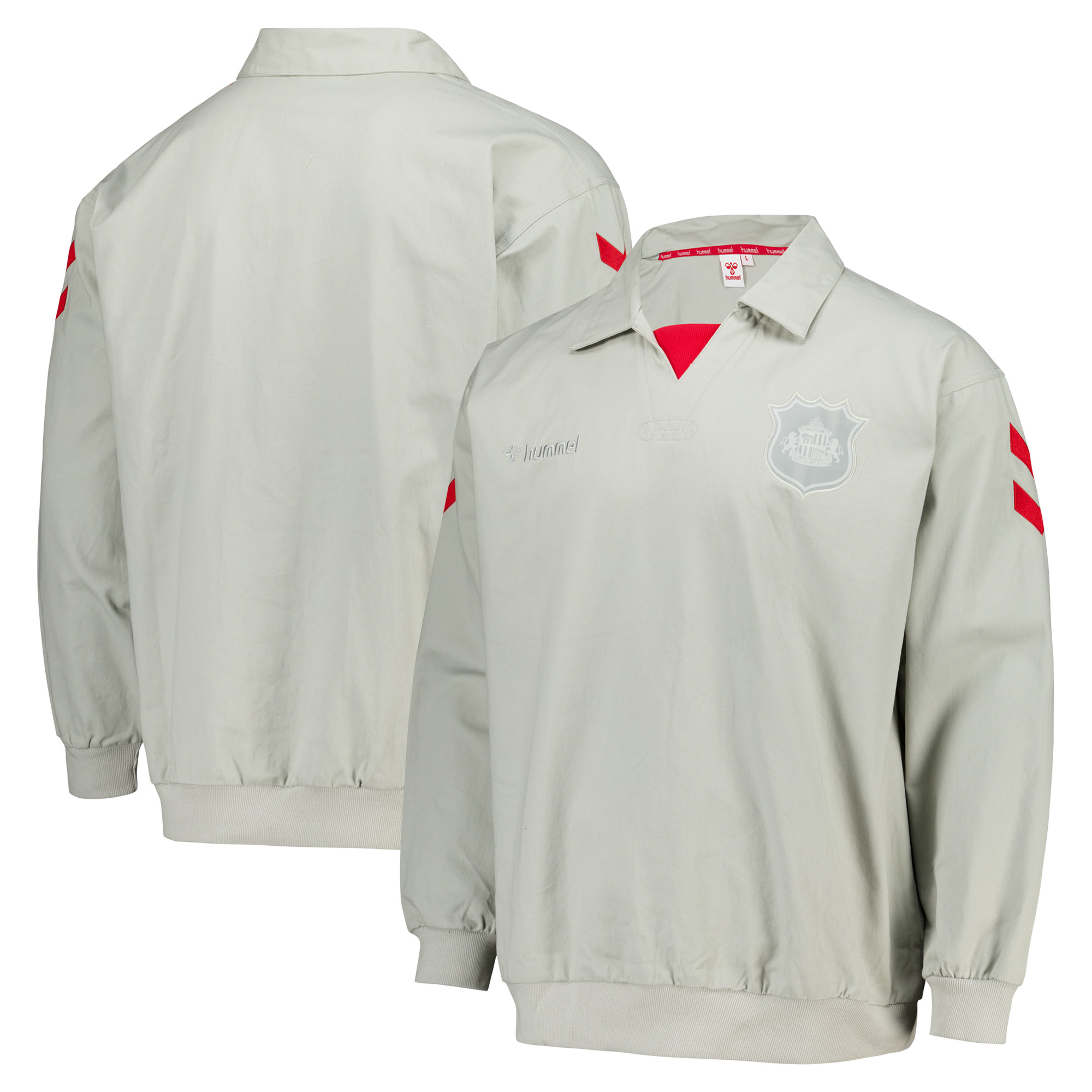 Sunderland Hummel Home Drill Top - Grey, , rebel_hi-res