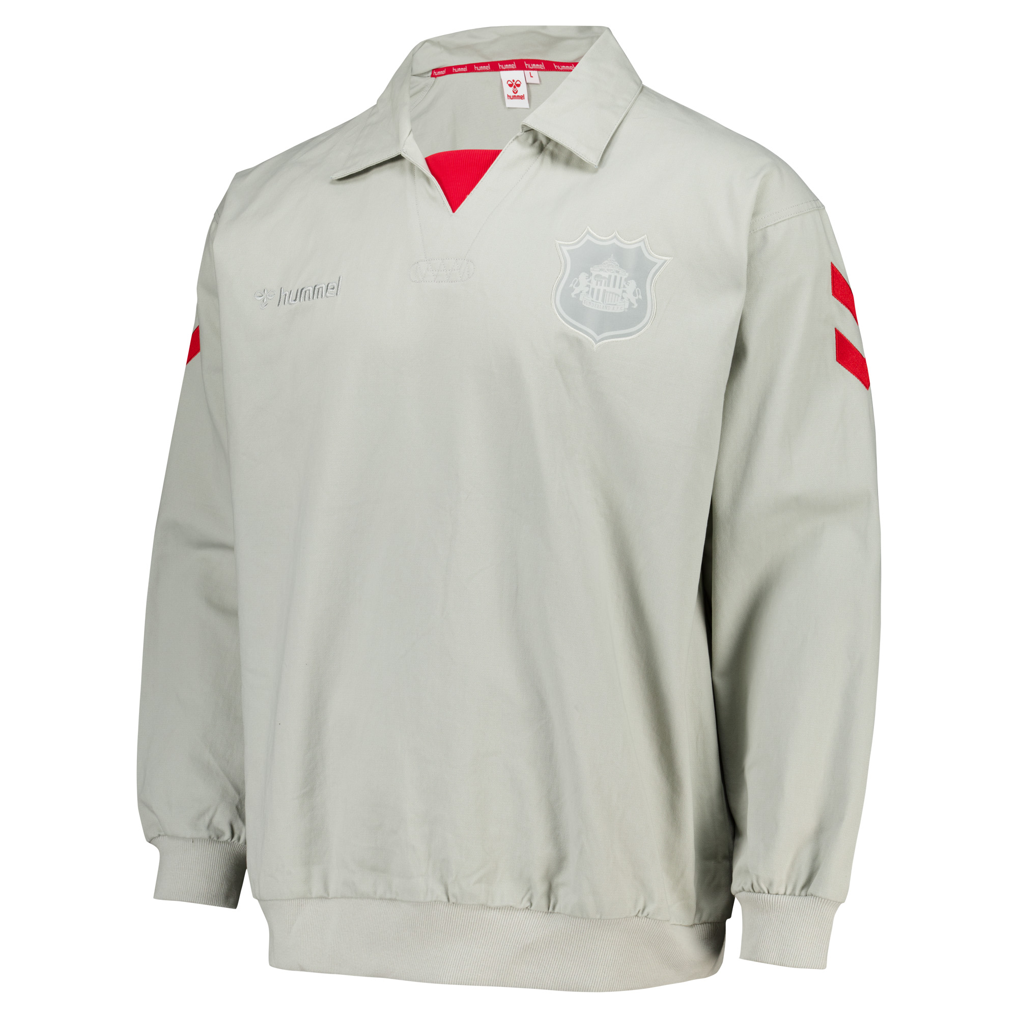 Sunderland Hummel Home Drill Top - Grey, , rebel_hi-res
