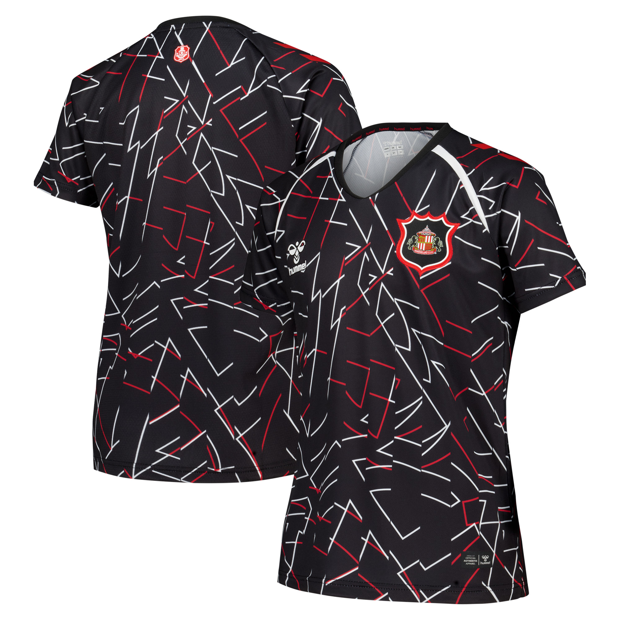 Sunderland Hummel Home Matchday Jersey - Black - Kids, , rebel_hi-res