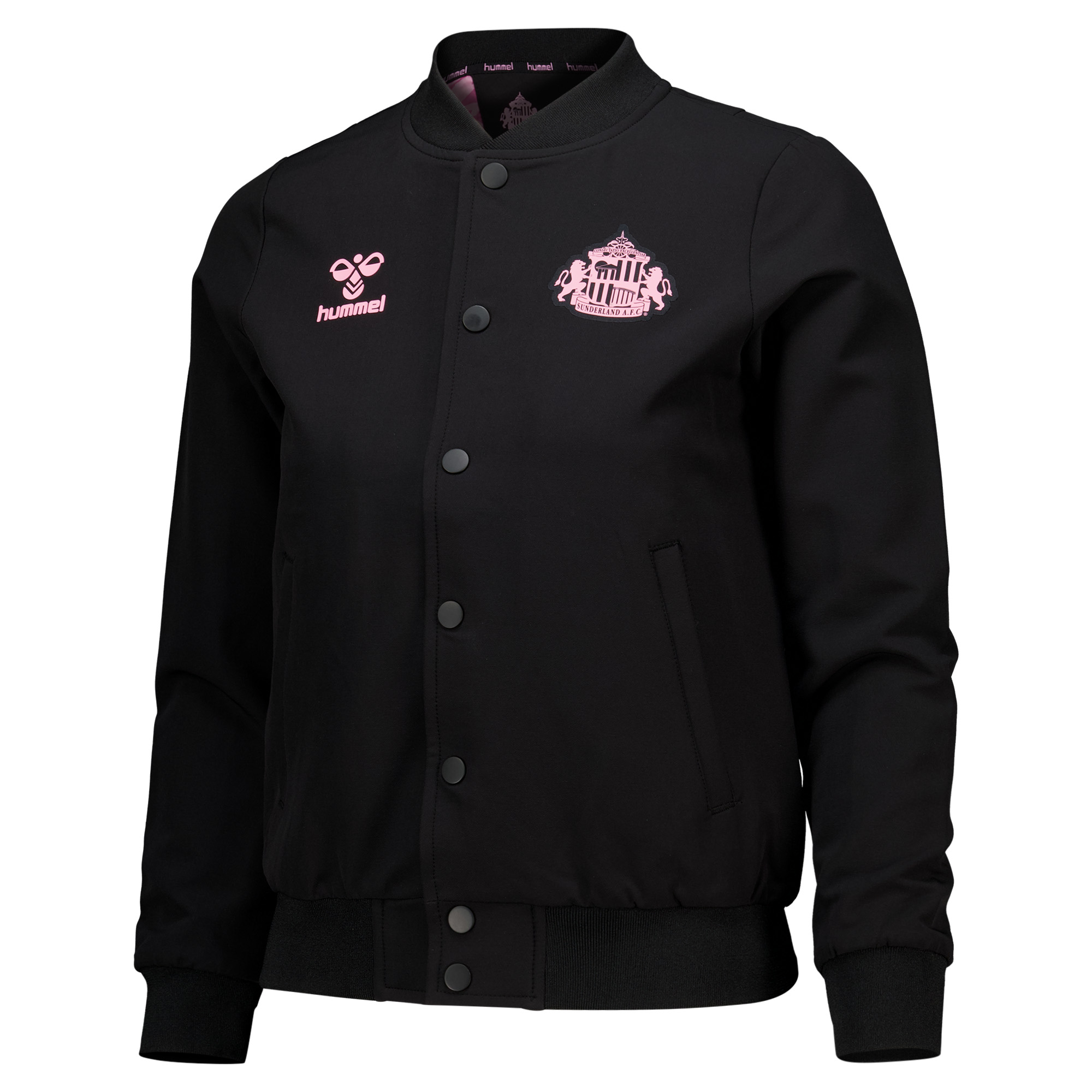 Sunderland x Elvis Hummel Away Matchday Jacket - Black - Kids, , rebel_hi-res