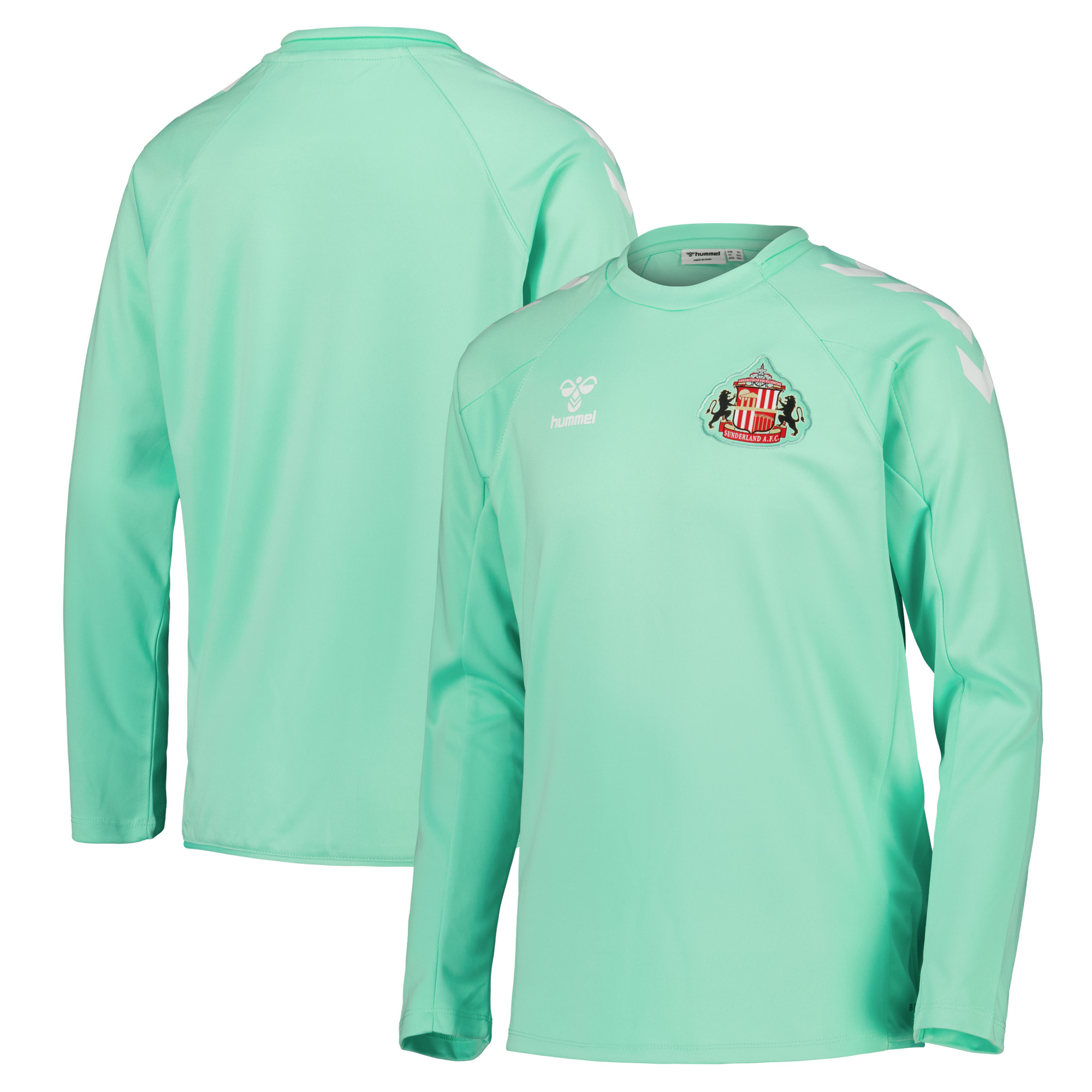 Sunderland Hummel Training Crew - Green - Kids, , rebel_hi-res