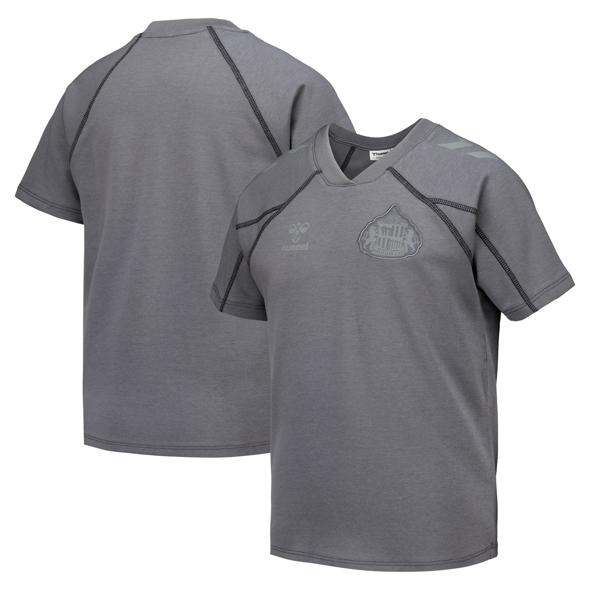 Sunderland Hummel Travel T-Shirt - Grey - Kids, , rebel_hi-res