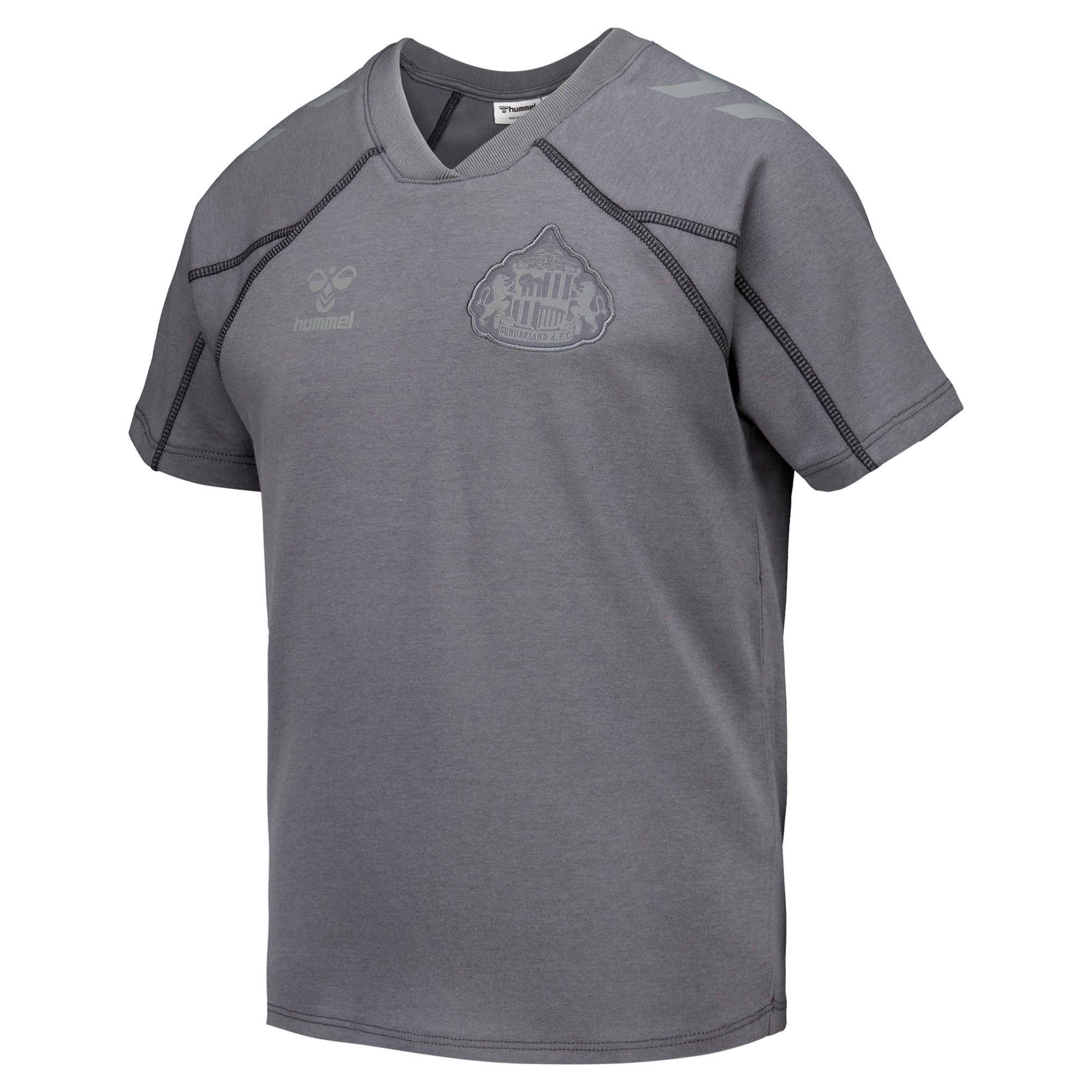 Sunderland Hummel Travel T-Shirt - Grey - Kids, , rebel_hi-res