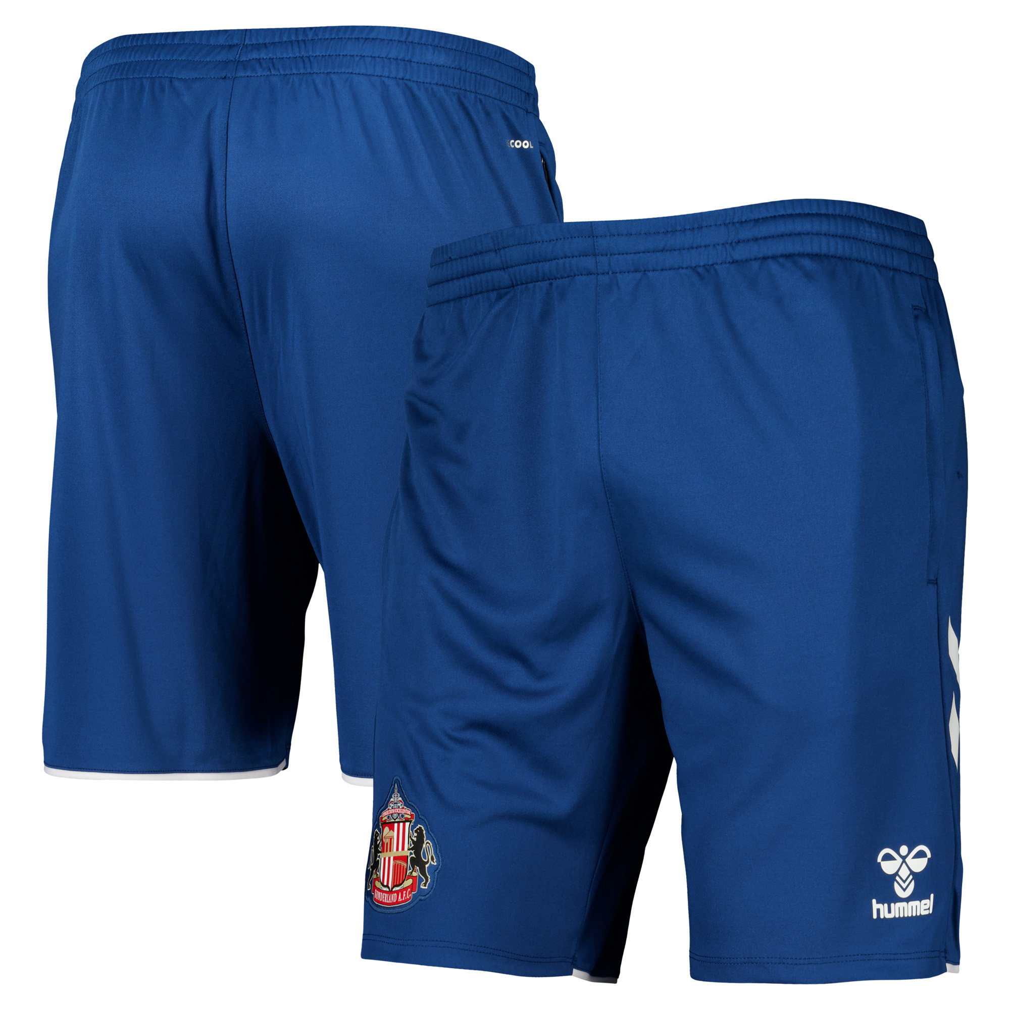 Sunderland Hummel Training Shorts - Navy - Kids, , rebel_hi-res