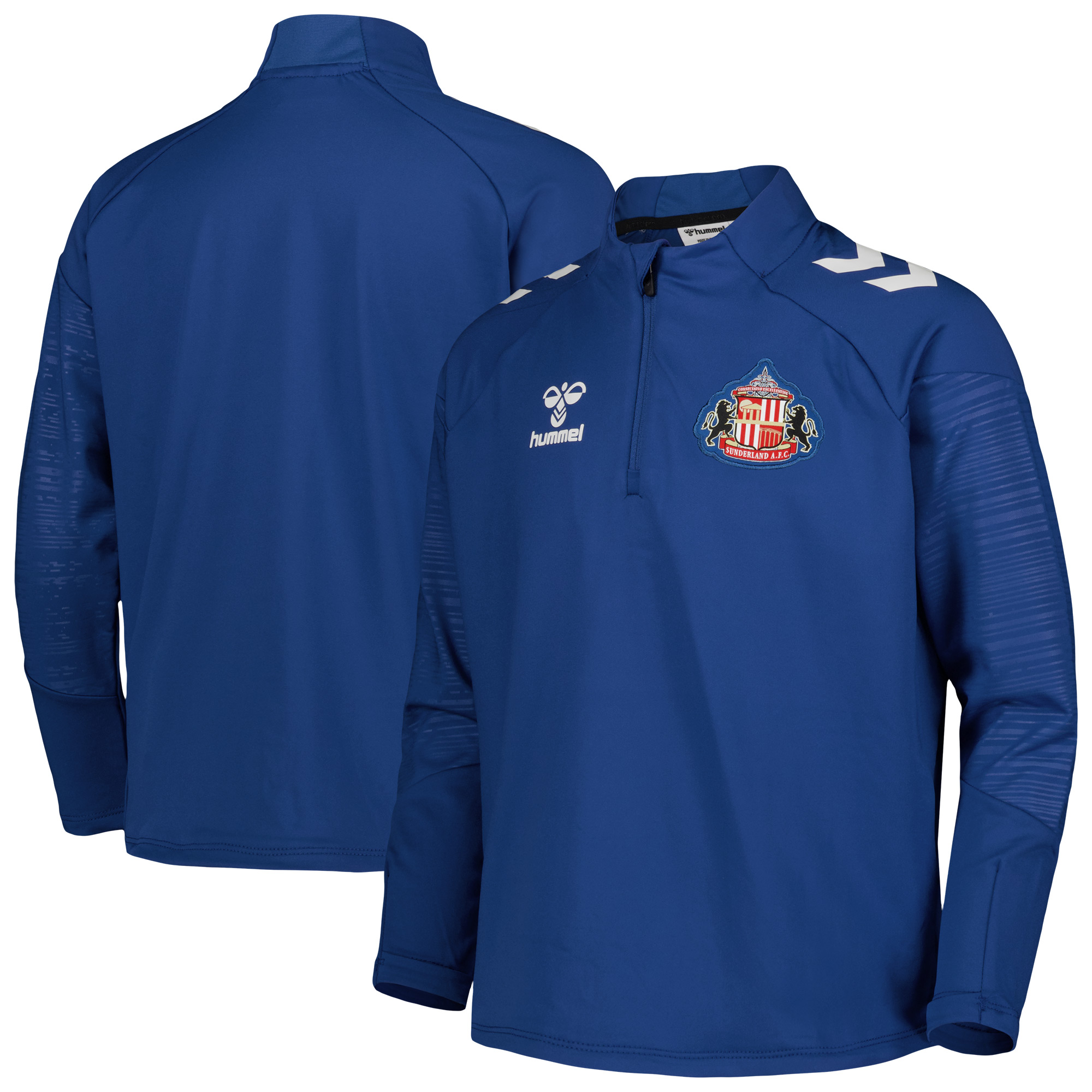 Sunderland Hummel Training Half Zip - Navy - Kids, , rebel_hi-res