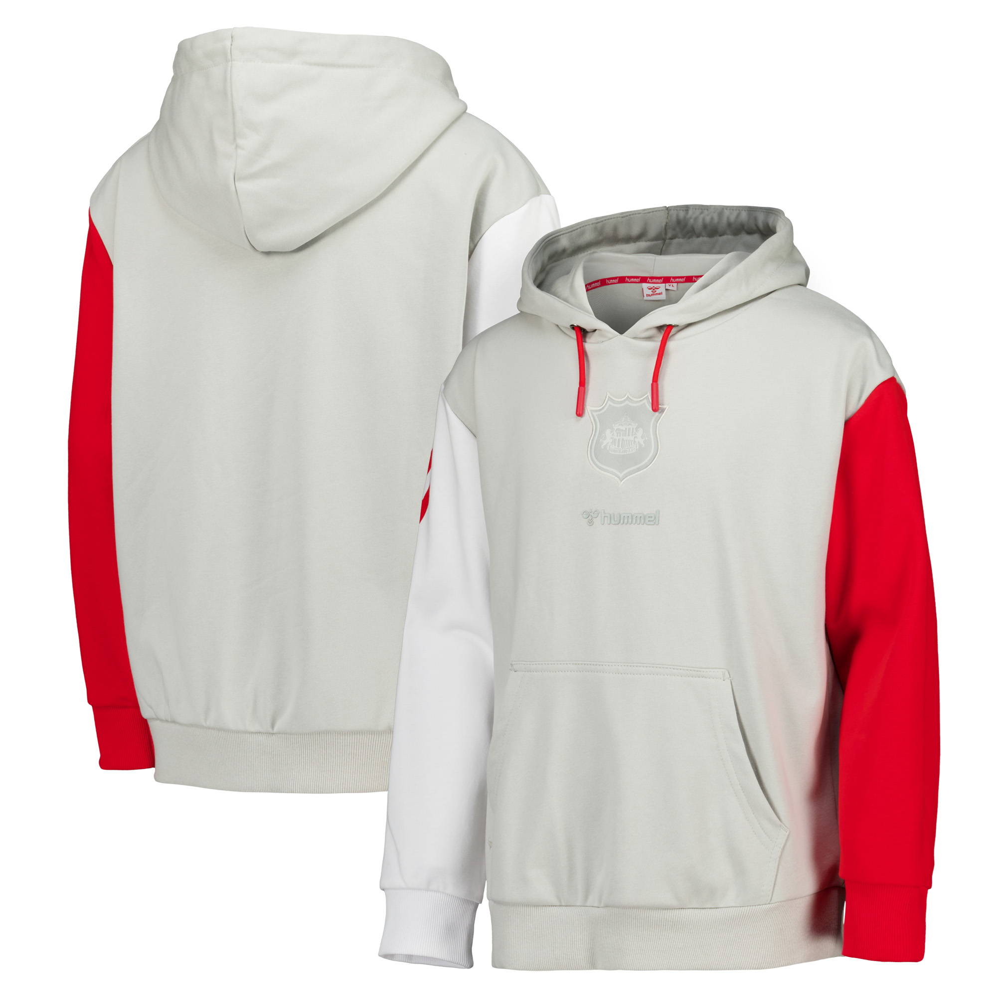 Sunderland Hummel Home Hoodie - Grey - Kids, , rebel_hi-res