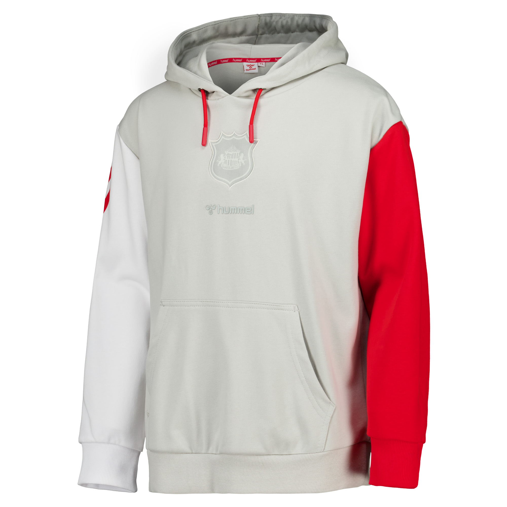 Sunderland Hummel Home Hoodie - Grey - Kids, , rebel_hi-res