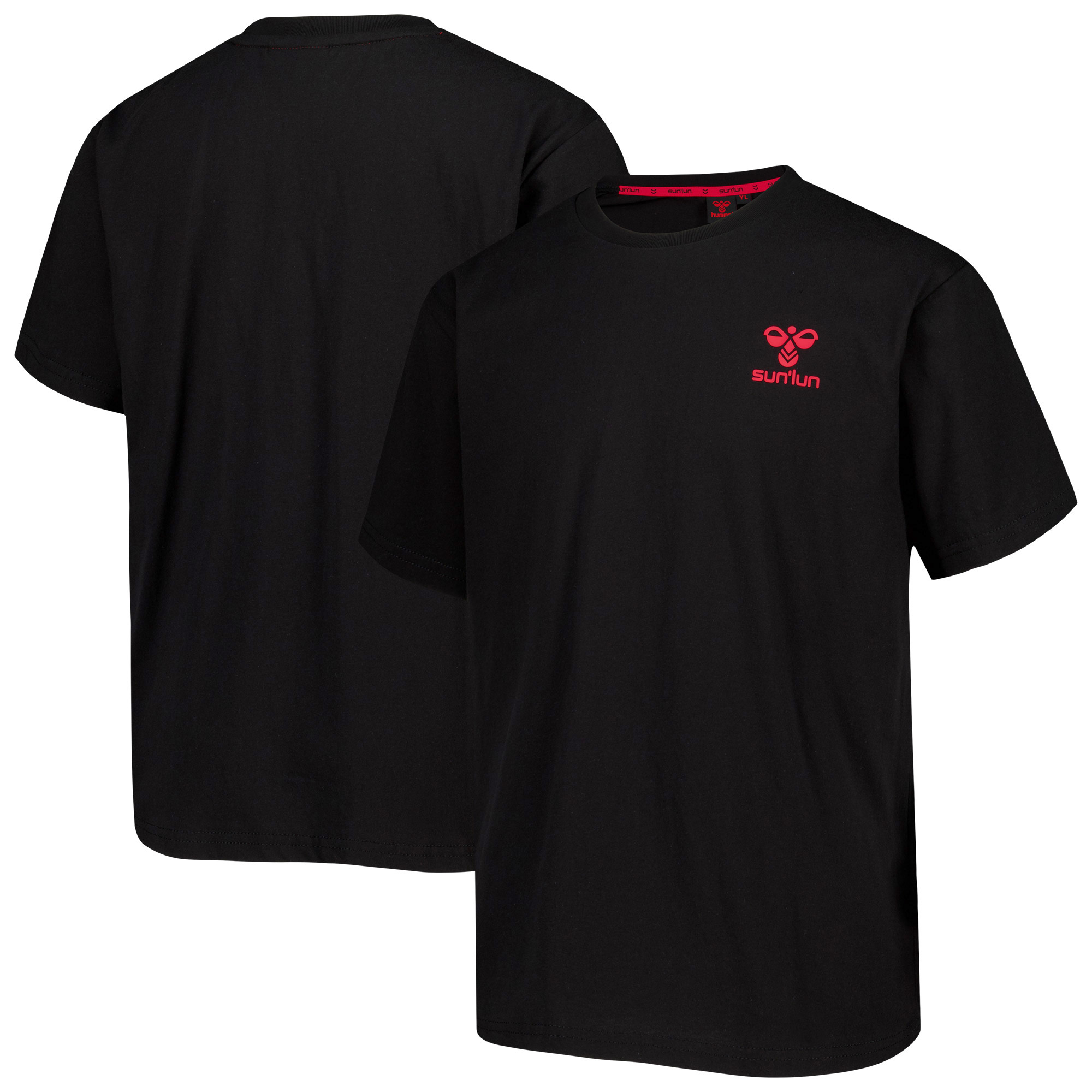Sunderland Hummel Lounge T-Shirt - Black - Kids, , rebel_hi-res