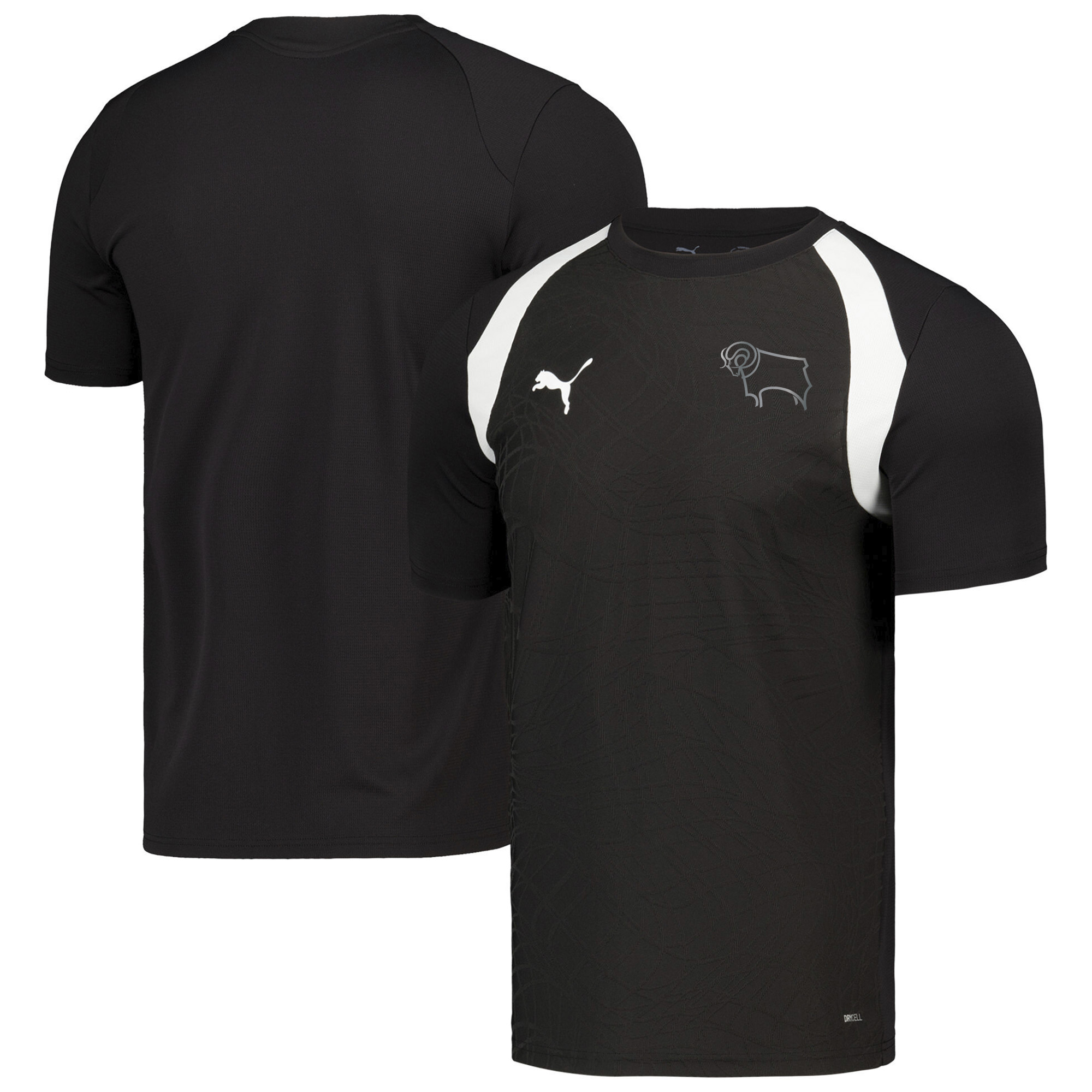 Derby County PUMA Training Jersey - Black, , rebel_hi-res