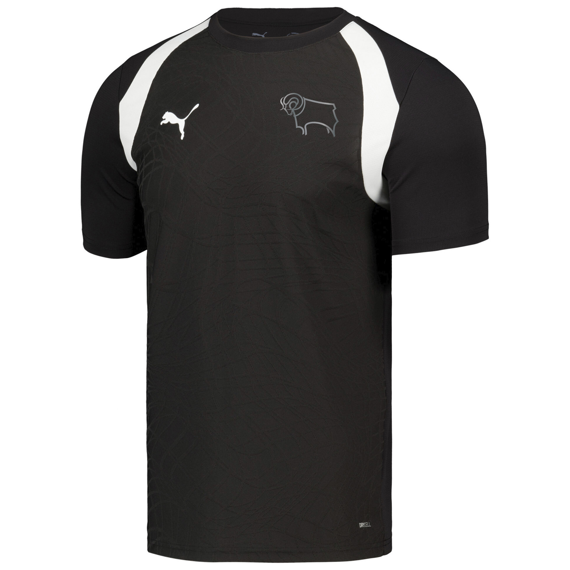 Derby County PUMA Training Jersey - Black, , rebel_hi-res