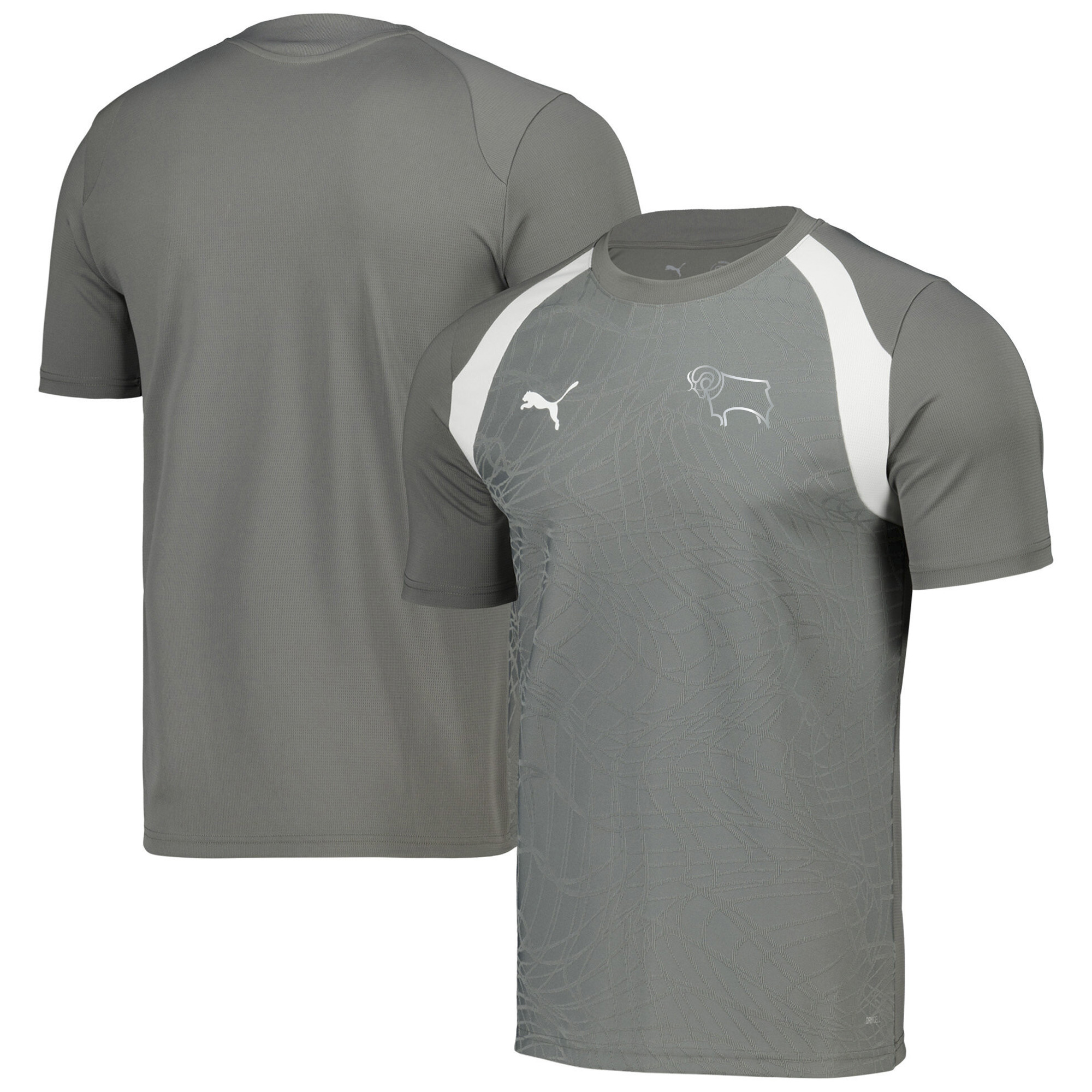Derby County PUMA Training Jersey - Grey, , rebel_hi-res