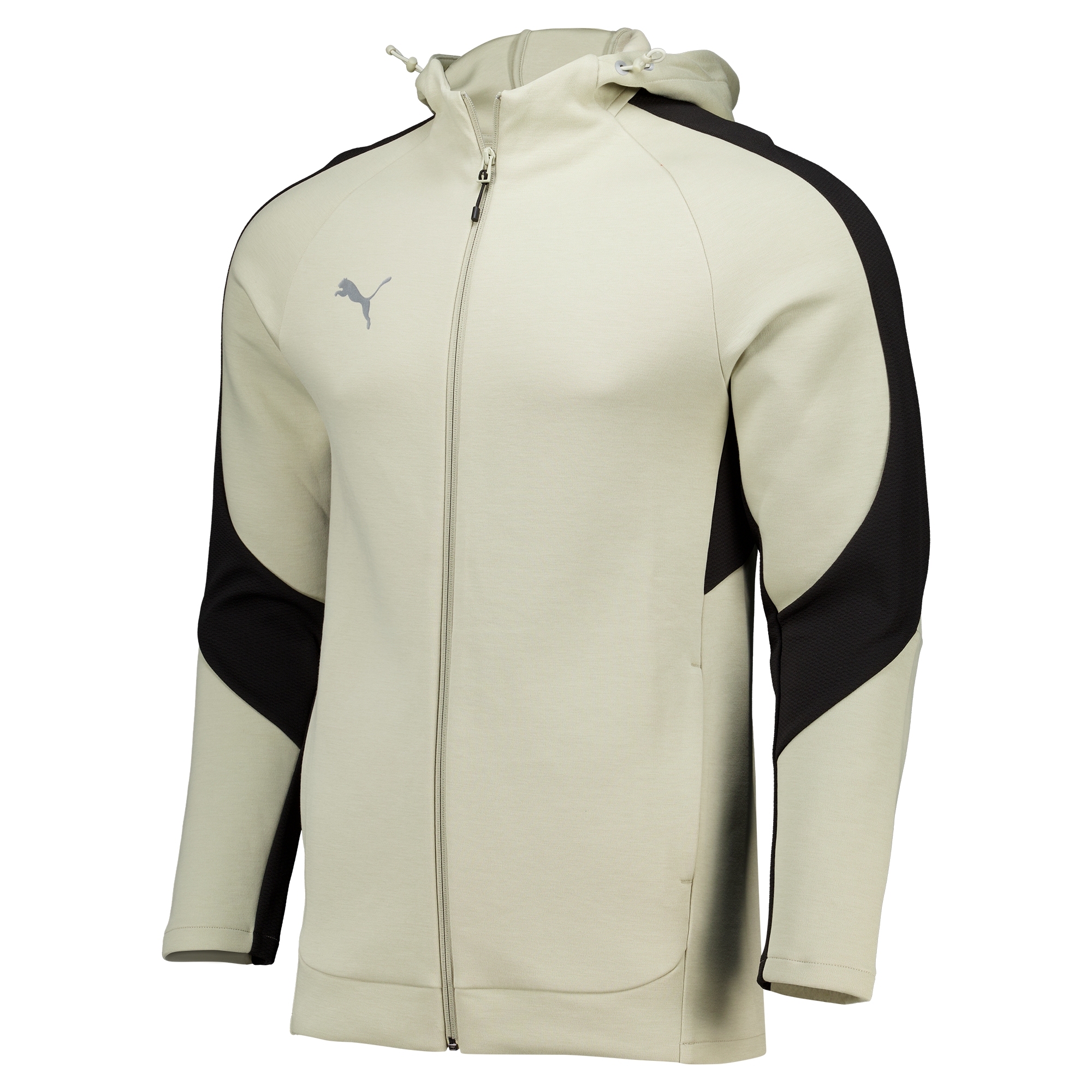 Derby County PUMA Travel Hooded Jacket - Pebble, , rebel_hi-res
