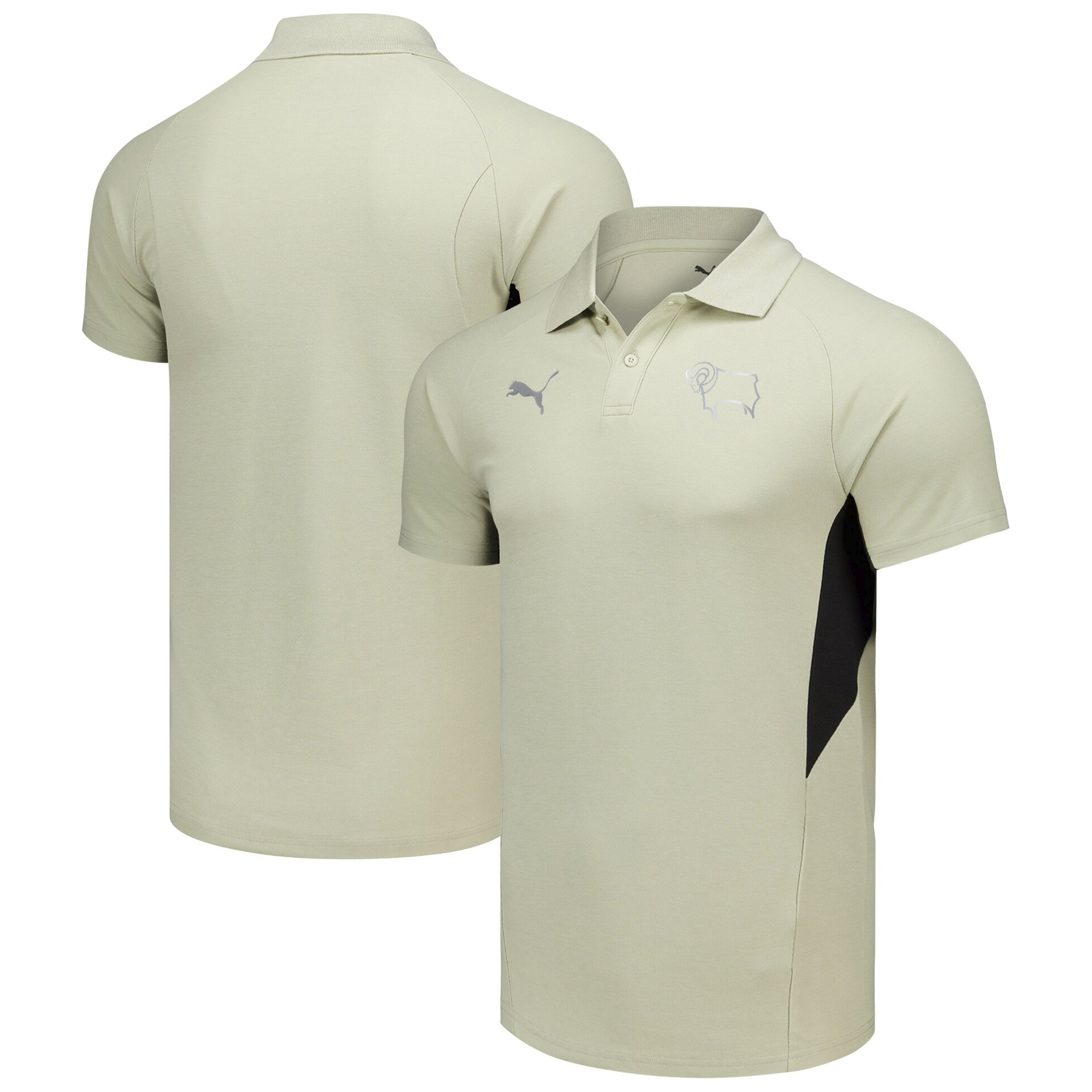 Derby County PUMA Travel Polo - Pebble, , rebel_hi-res