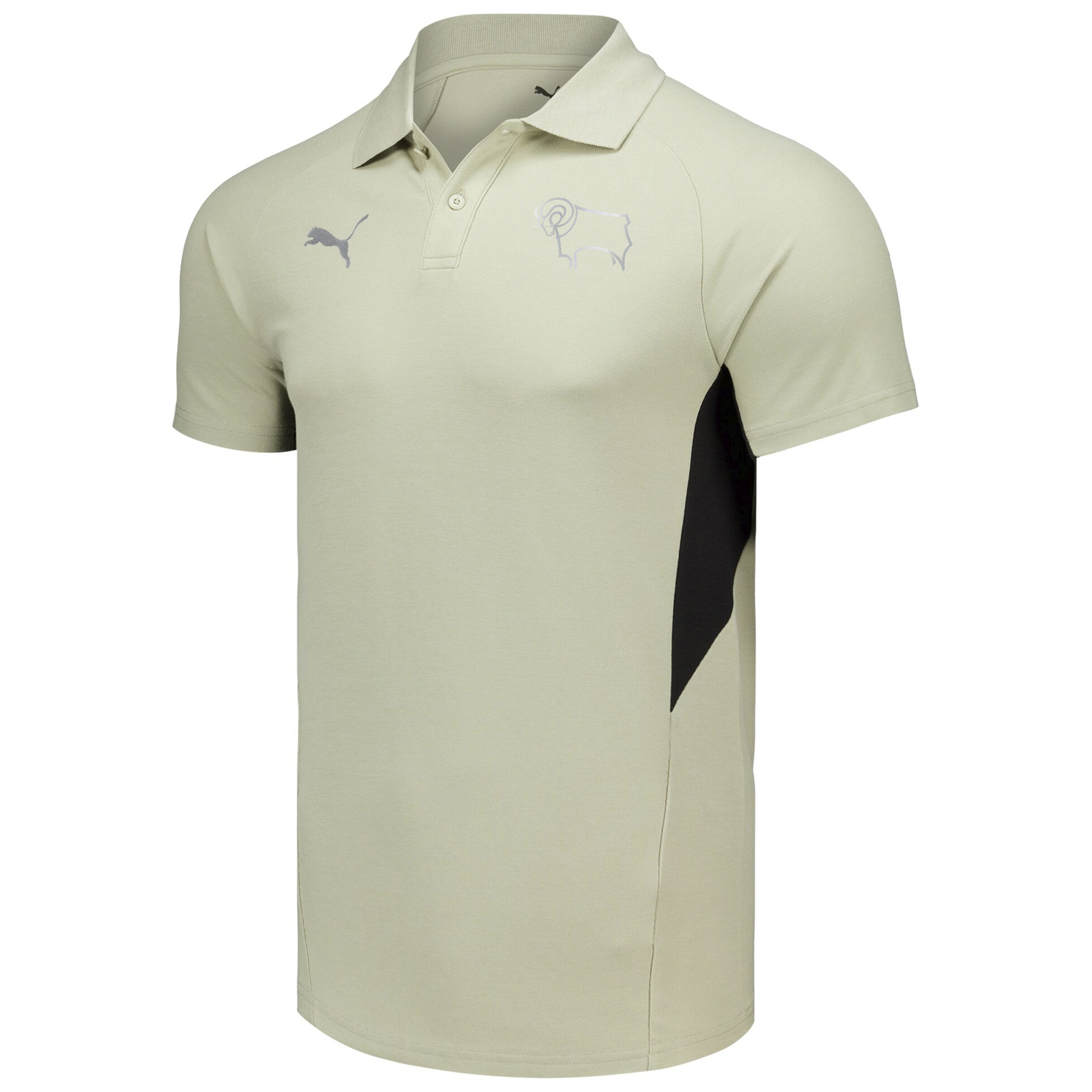 Derby County PUMA Travel Polo - Pebble, , rebel_hi-res