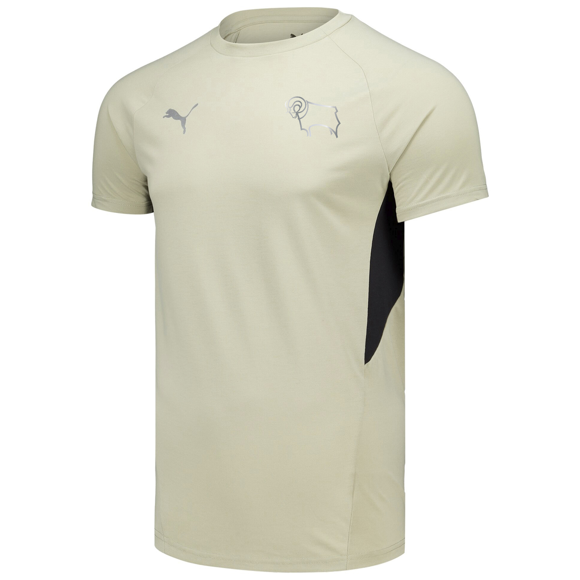 Derby County PUMA Travel T-Shirt - Pebble, , rebel_hi-res