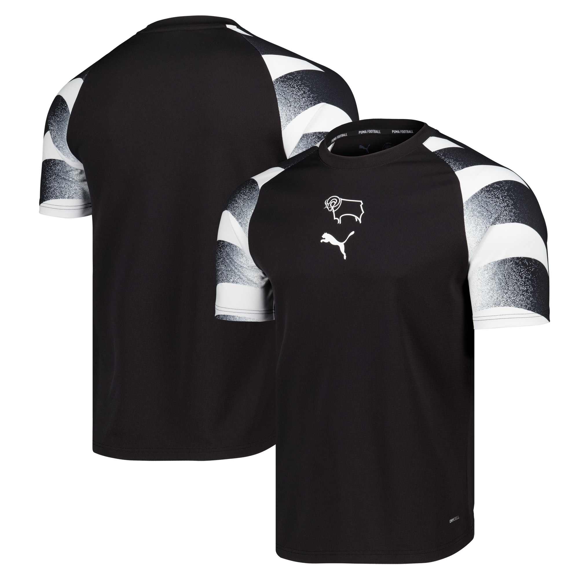 Derby County PUMA Pre Match Top - Black, , rebel_hi-res
