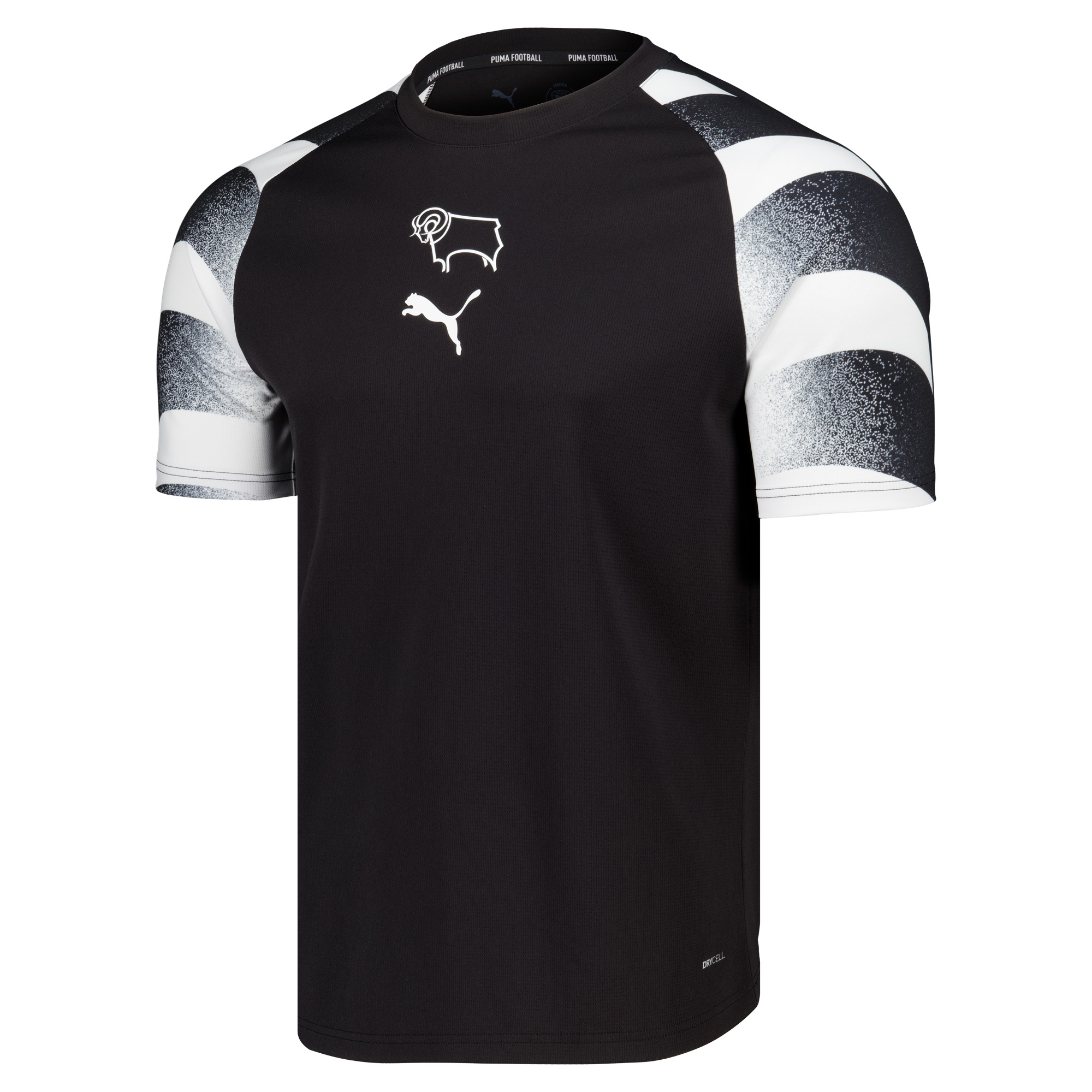 Derby County PUMA Pre Match Top - Black, , rebel_hi-res