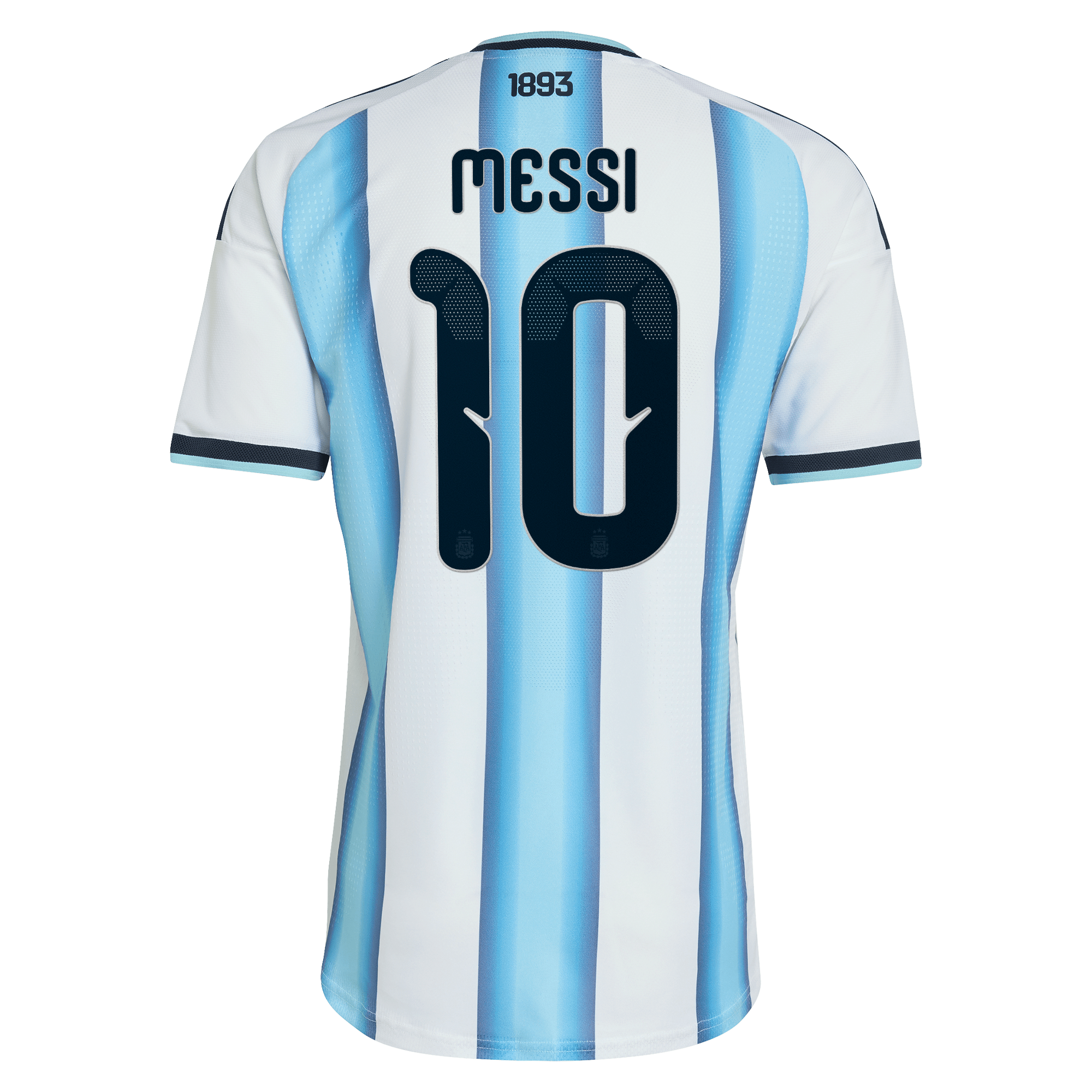 Argentina adidas Home Authentic Shirt 2026 with Messi 10 printing, , rebel_hi-res