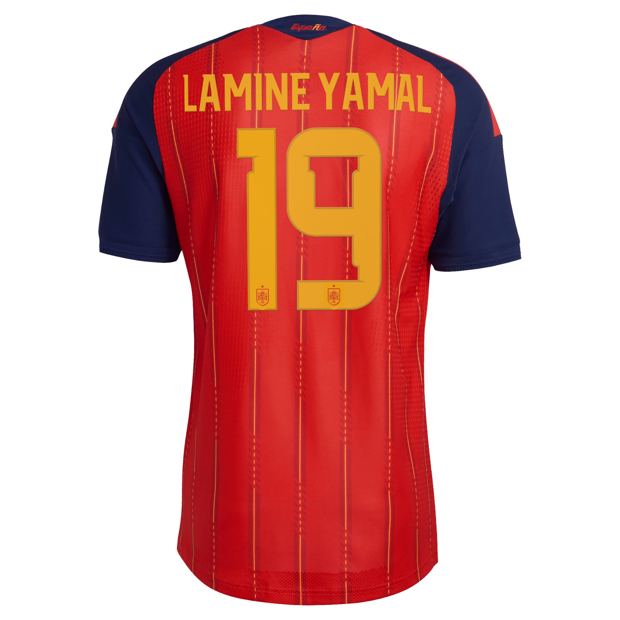 Spain adidas Authentic Home Shirt 2026 with Lamine Yamal 19 printing, , rebel_hi-res