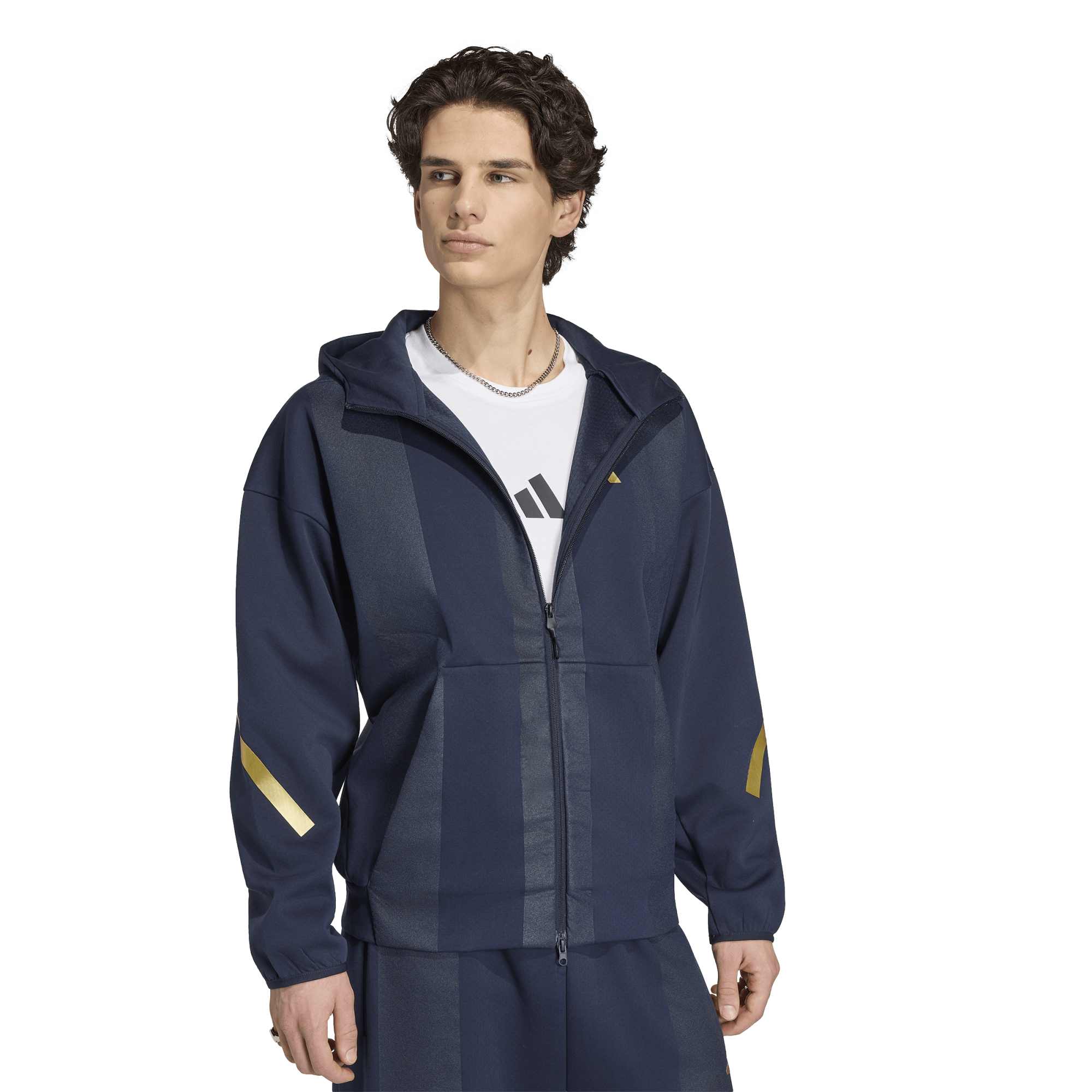 Argentina adidas Z.N.E. Full Zip Jacket/Hoodie - Navy, , rebel_hi-res
