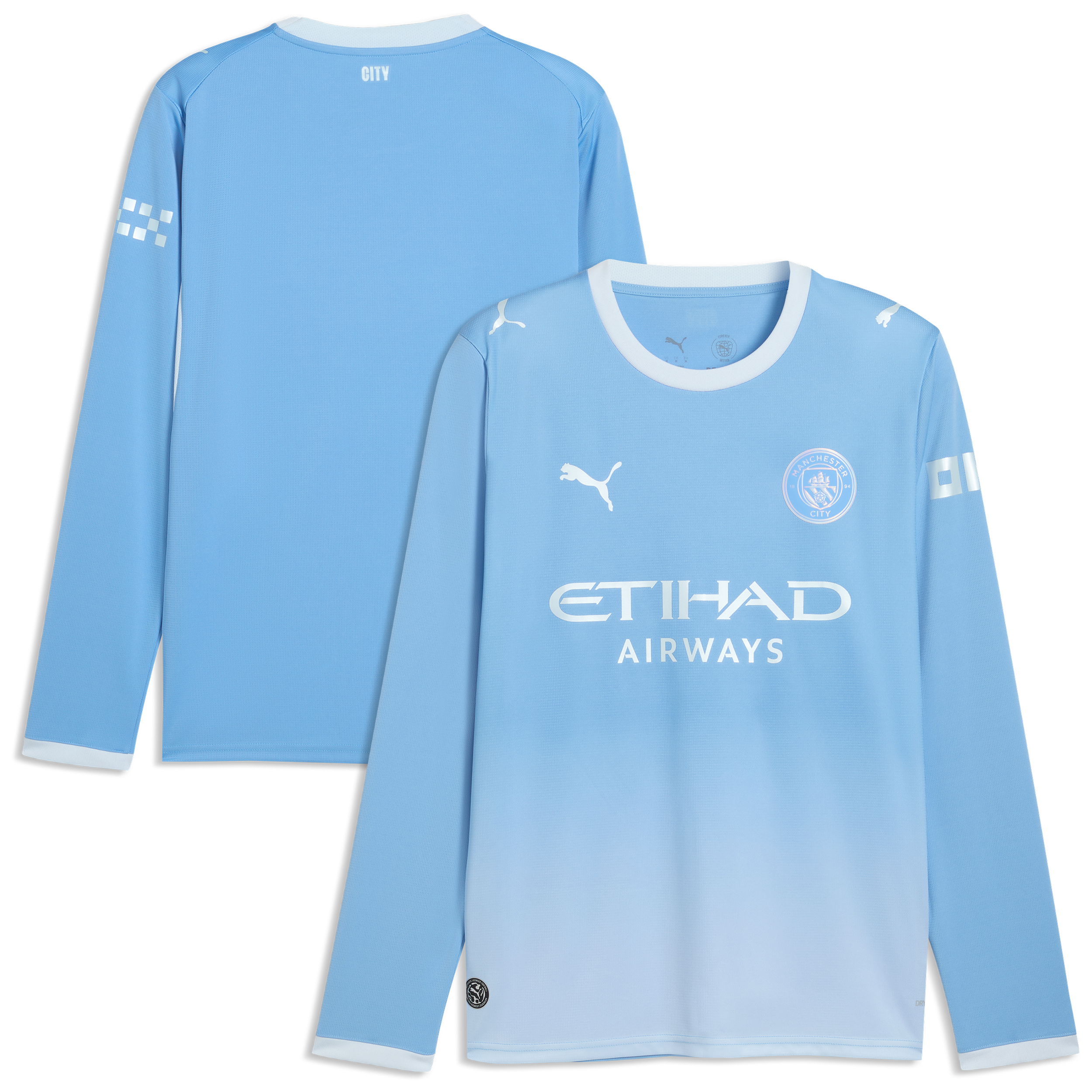 Manchester City PUMA Home Shirt 2026-27 - Long Sleeve, , rebel_hi-res