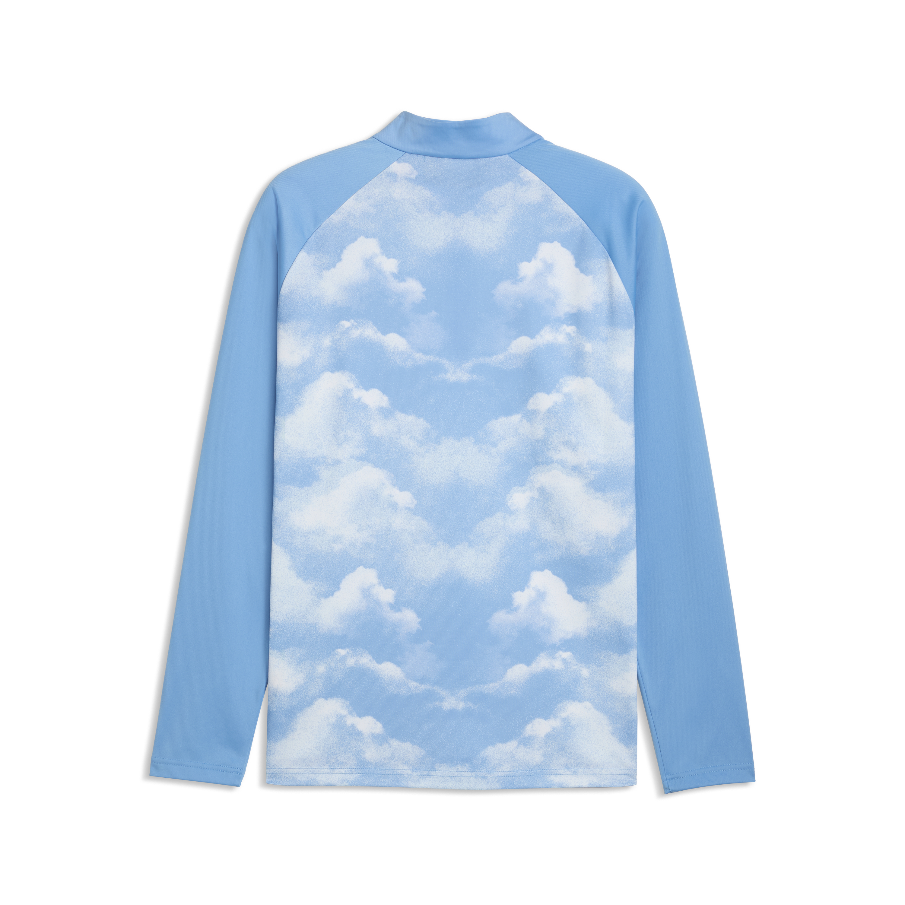 Manchester City Puma Warm Up 1/4 Zip Top - Blue, , rebel_hi-res