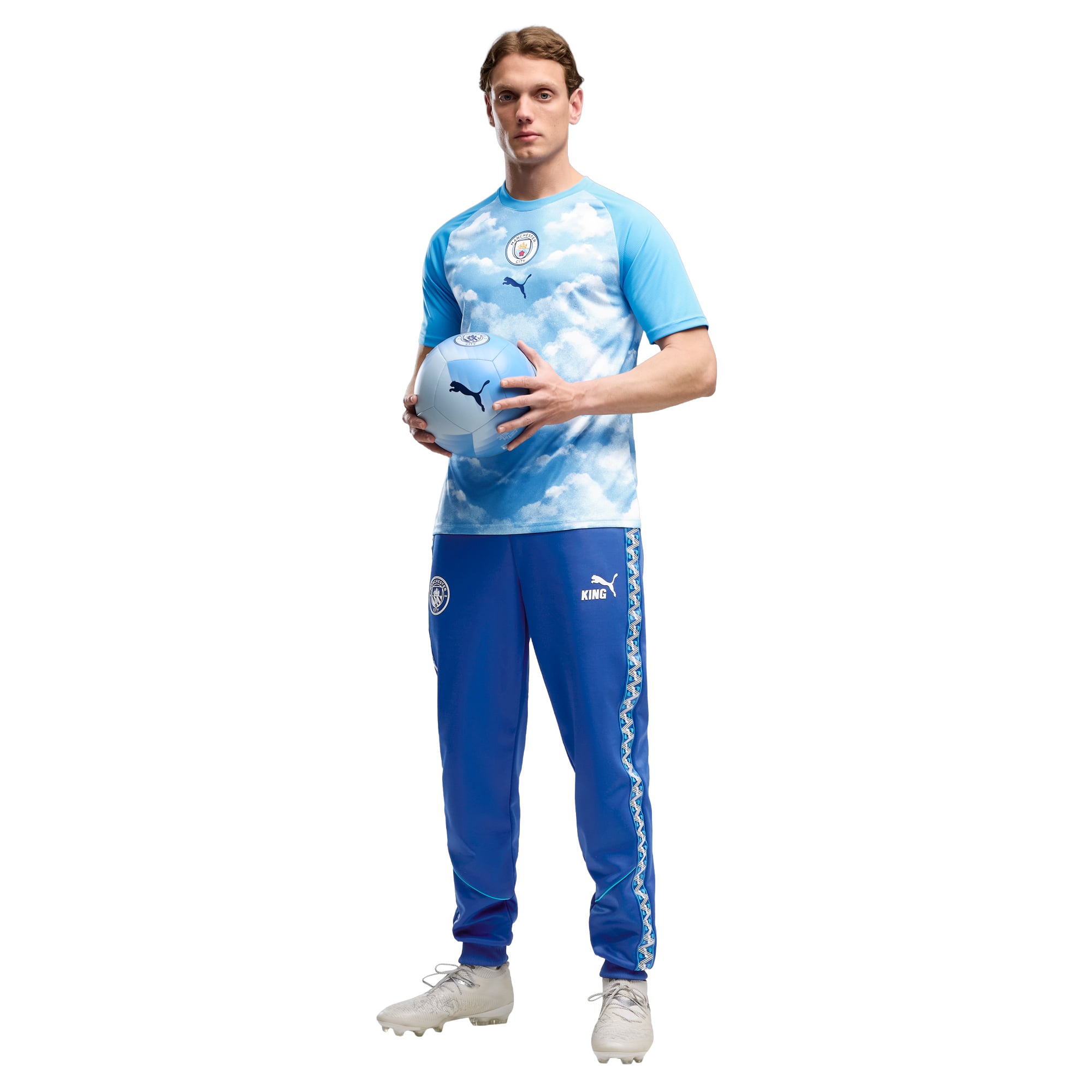 Manchester City Puma Warm Up Jersey - Blue, , rebel_hi-res