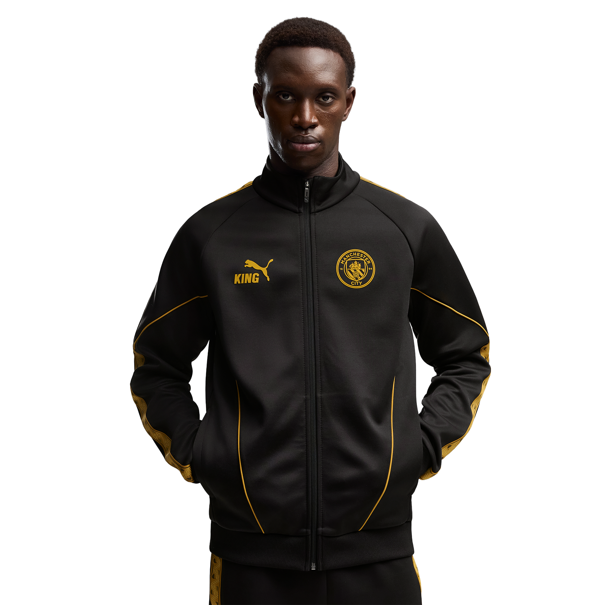 Manchester City Puma KING Anthem Jacket - Black