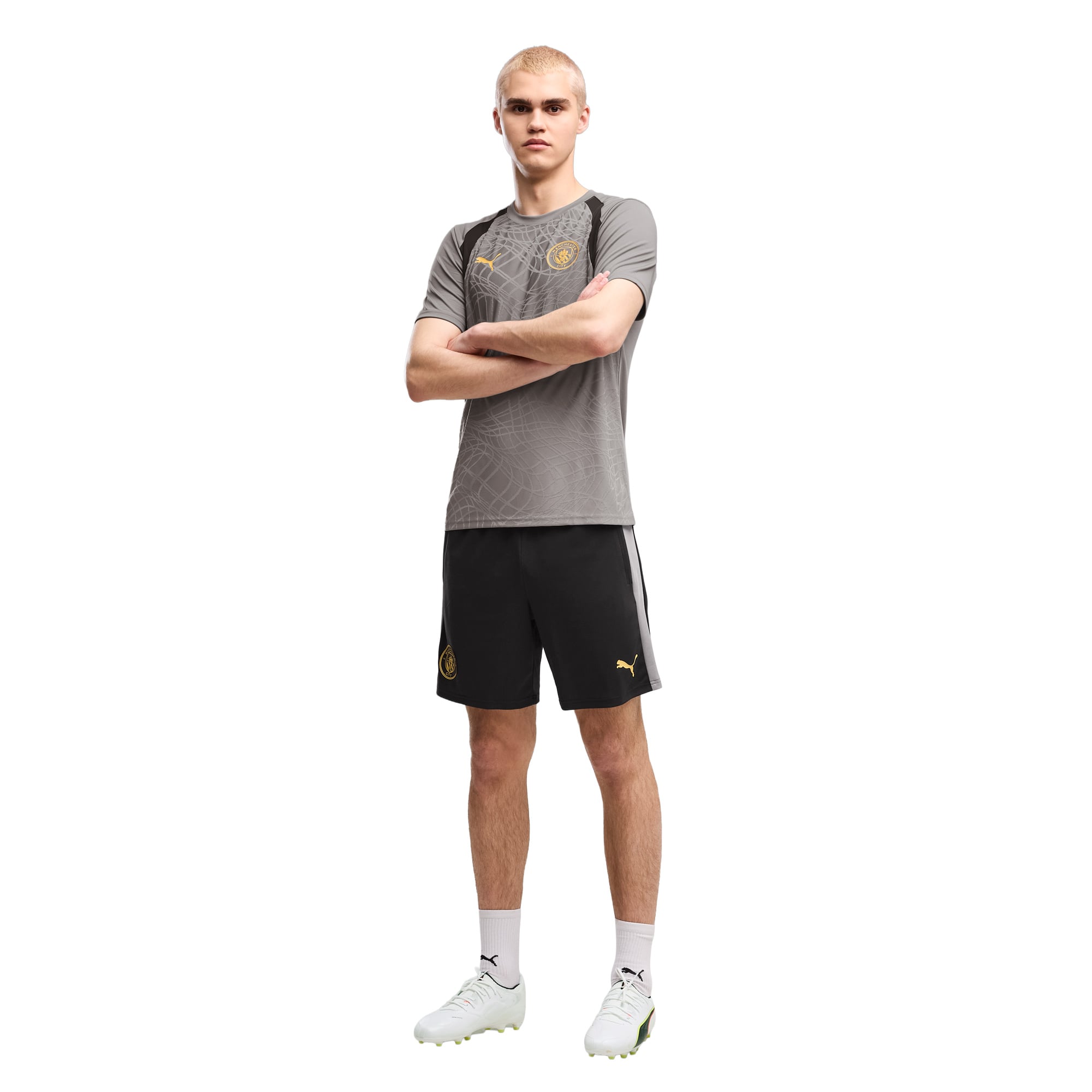 Manchester City Puma Training Jersey - Dark Grey, , rebel_hi-res