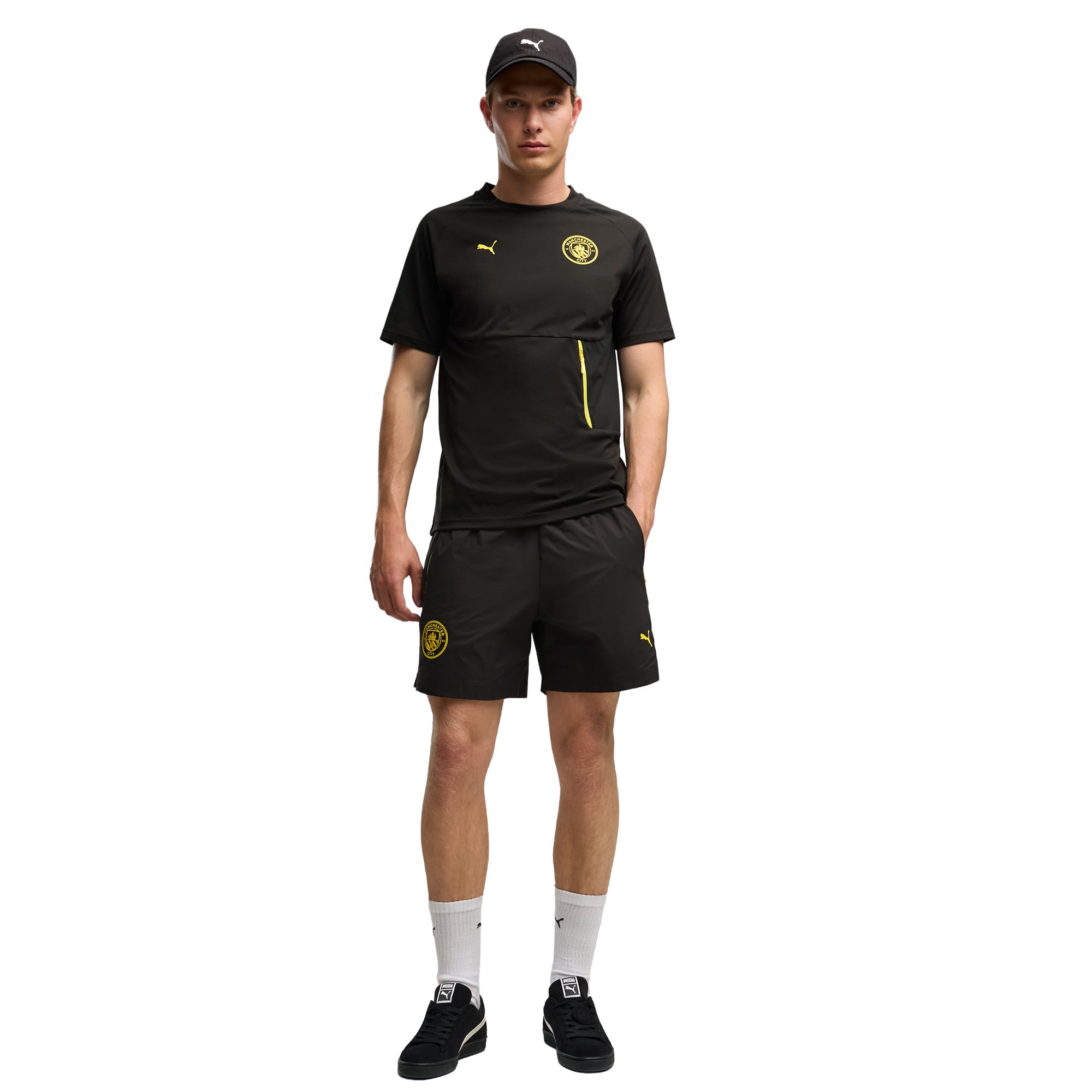 Manchester City PumaTECH Woven Shorts - Black, , rebel_hi-res