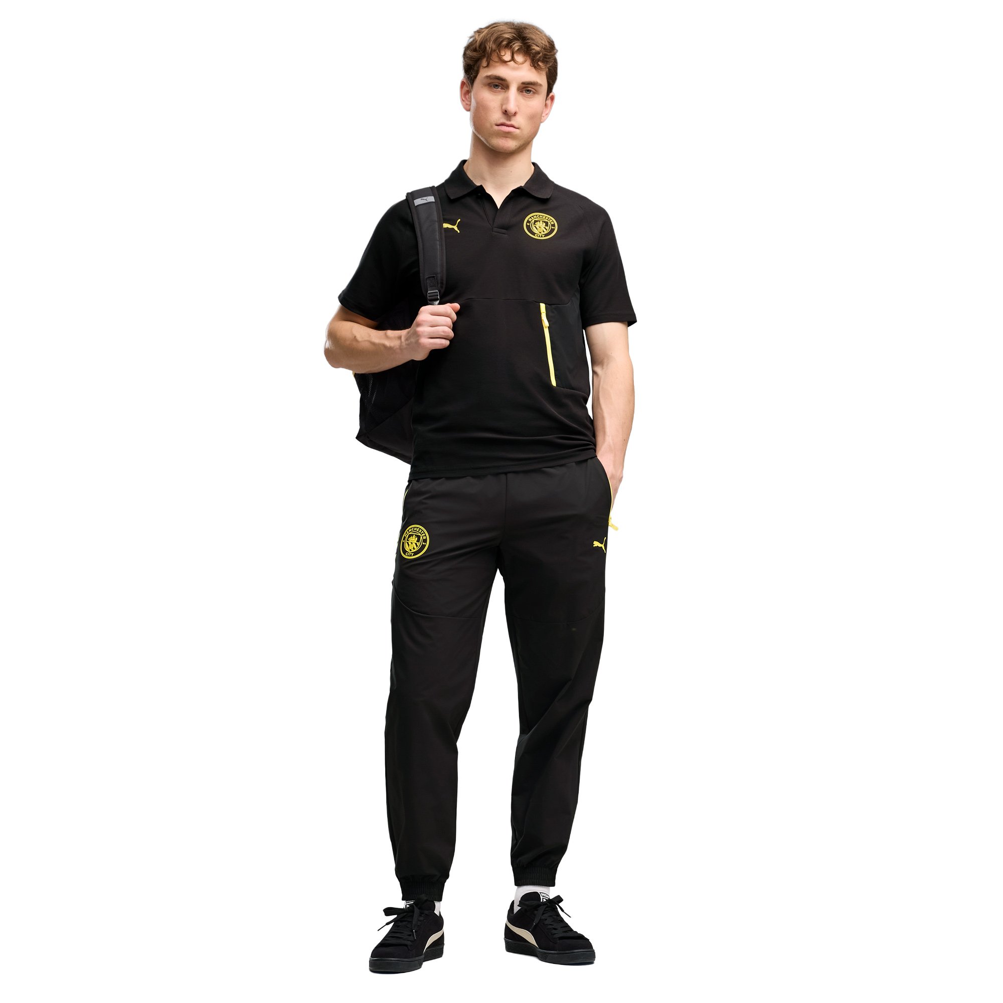 Manchester City PumaTECH Woven Pants - Black, , rebel_hi-res