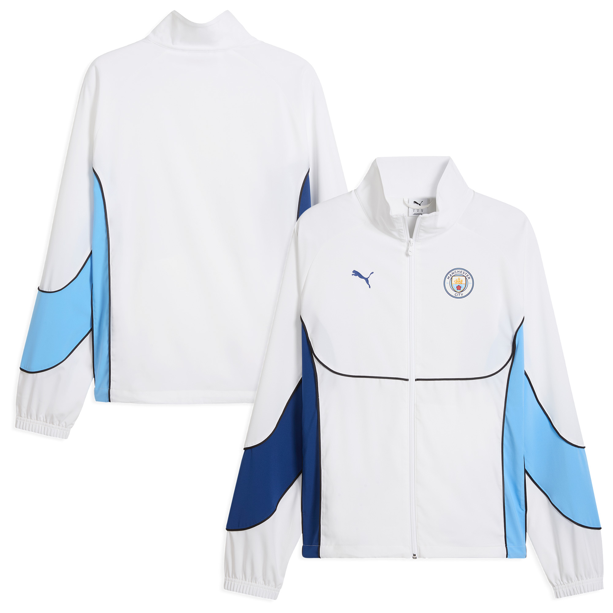 Manchester City PumaTECH-X Track Jacket - White, , rebel_hi-res