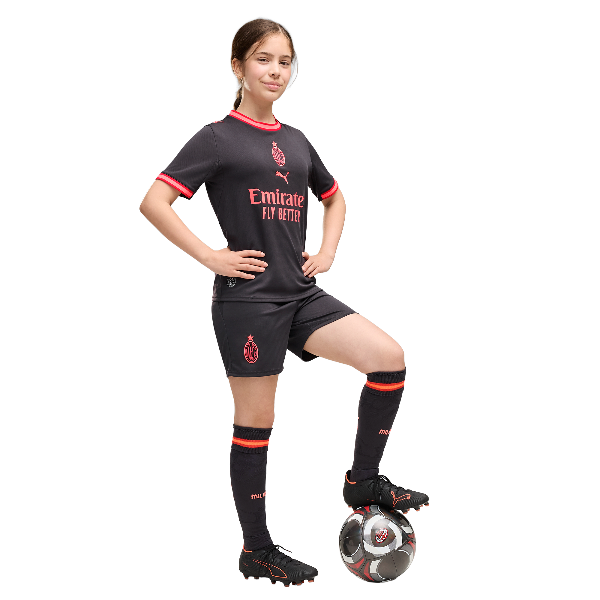 AC Milan PUMA Third Shorts 2026-27 - Kids, , rebel_hi-res