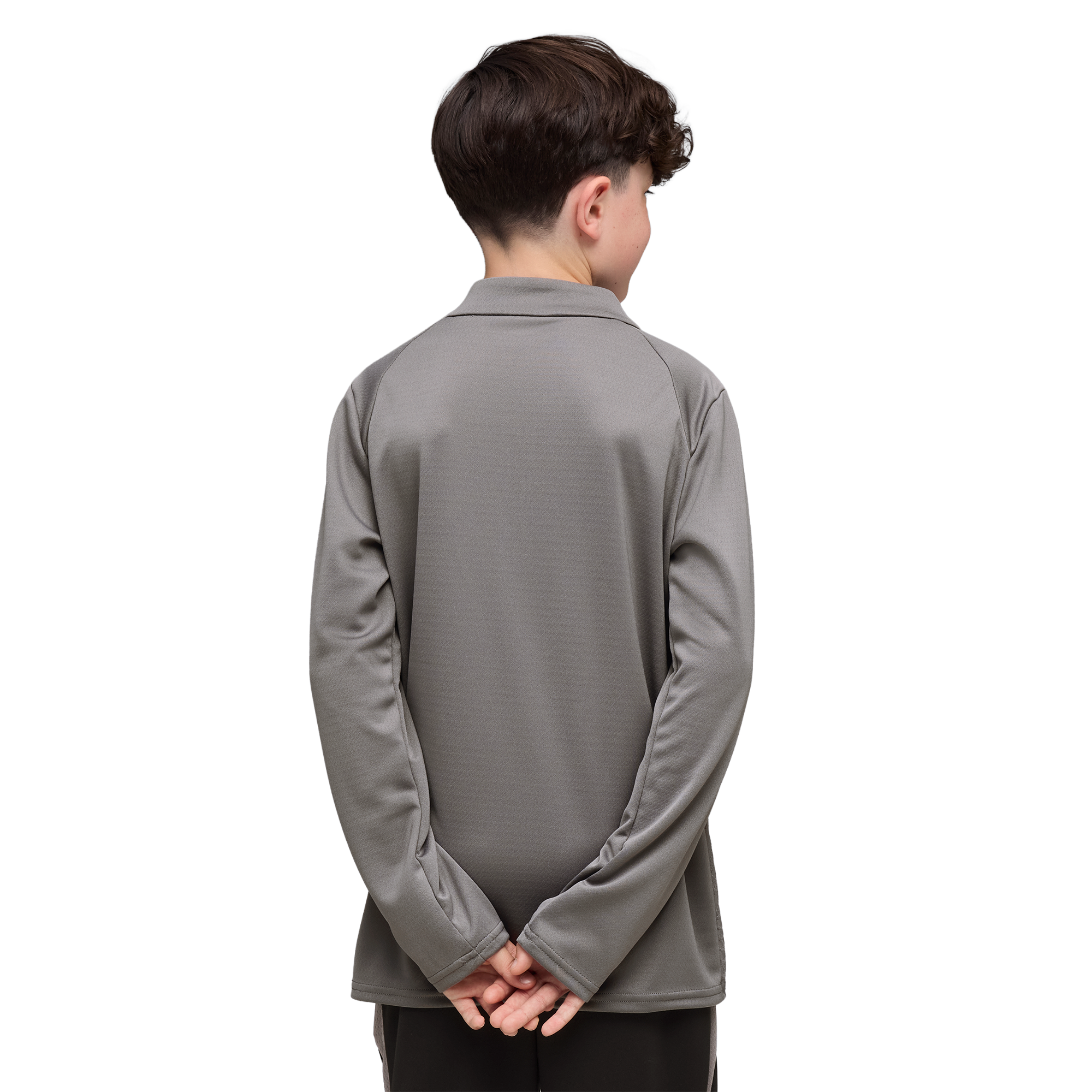 Manchester City Puma Training 1/4 Zip Top - Dark Grey - Kids, , rebel_hi-res