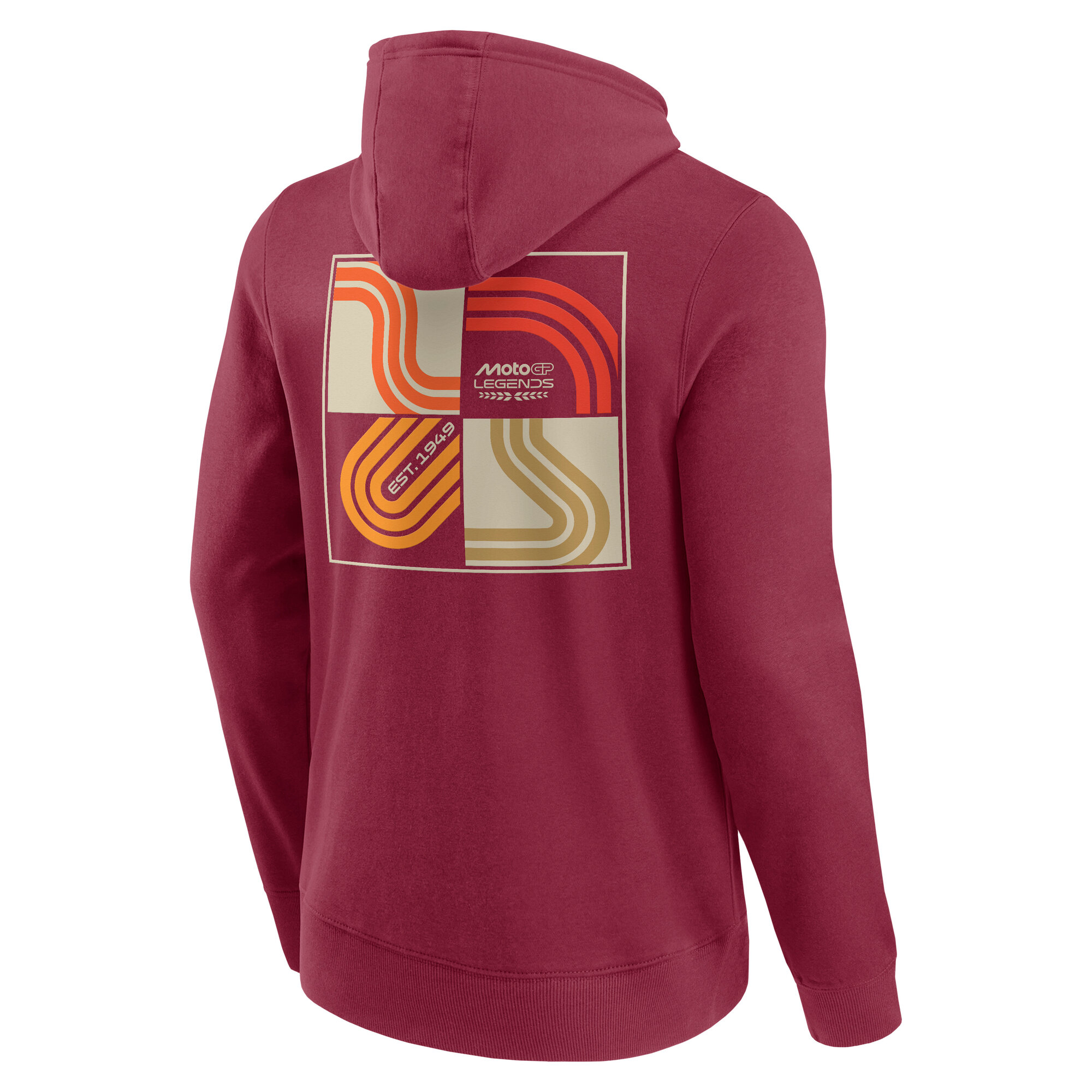MotoGP&trade; Legends Track Badge Graphic Hoodie - Claret, , rebel_hi-res