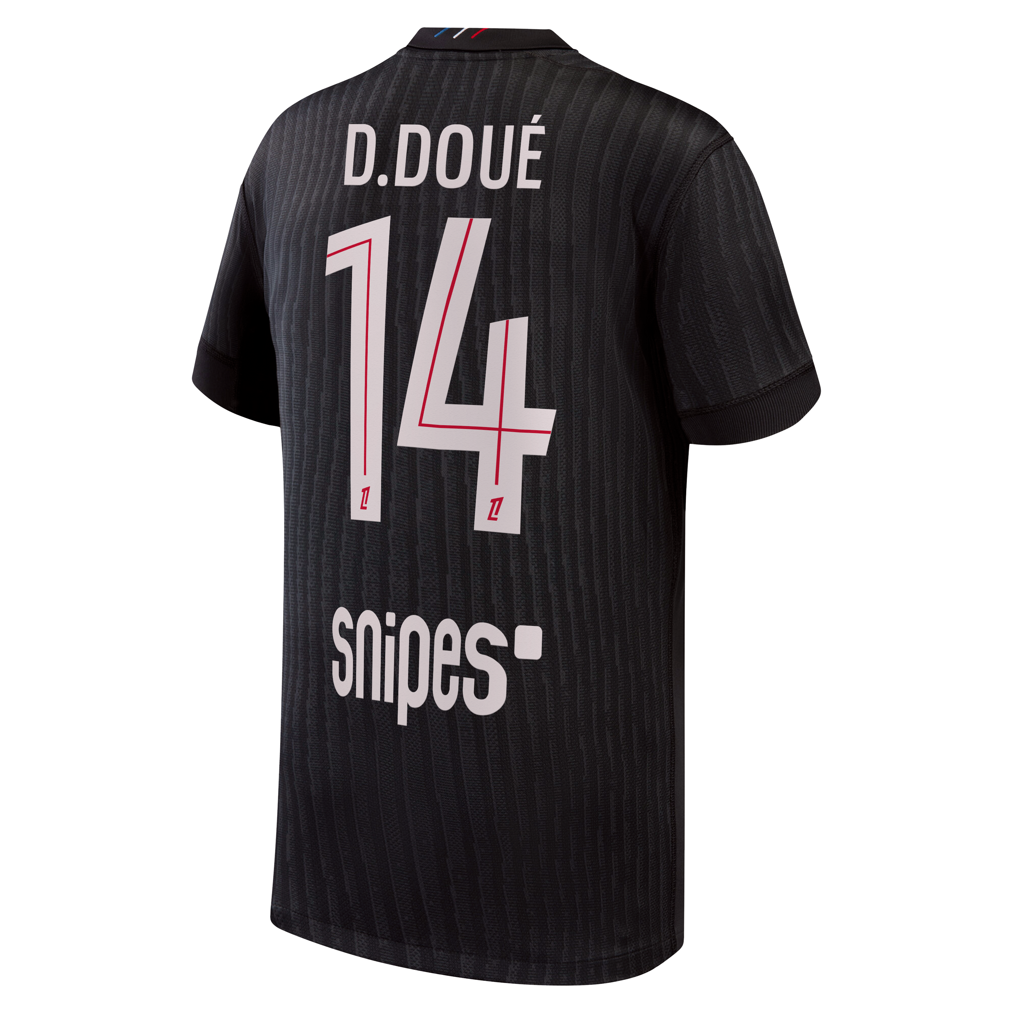 PSG Jordan Fourth Stadium Shirt 2025-26 - Kids with D.Dou&eacute; 14 printing, , rebel_hi-res