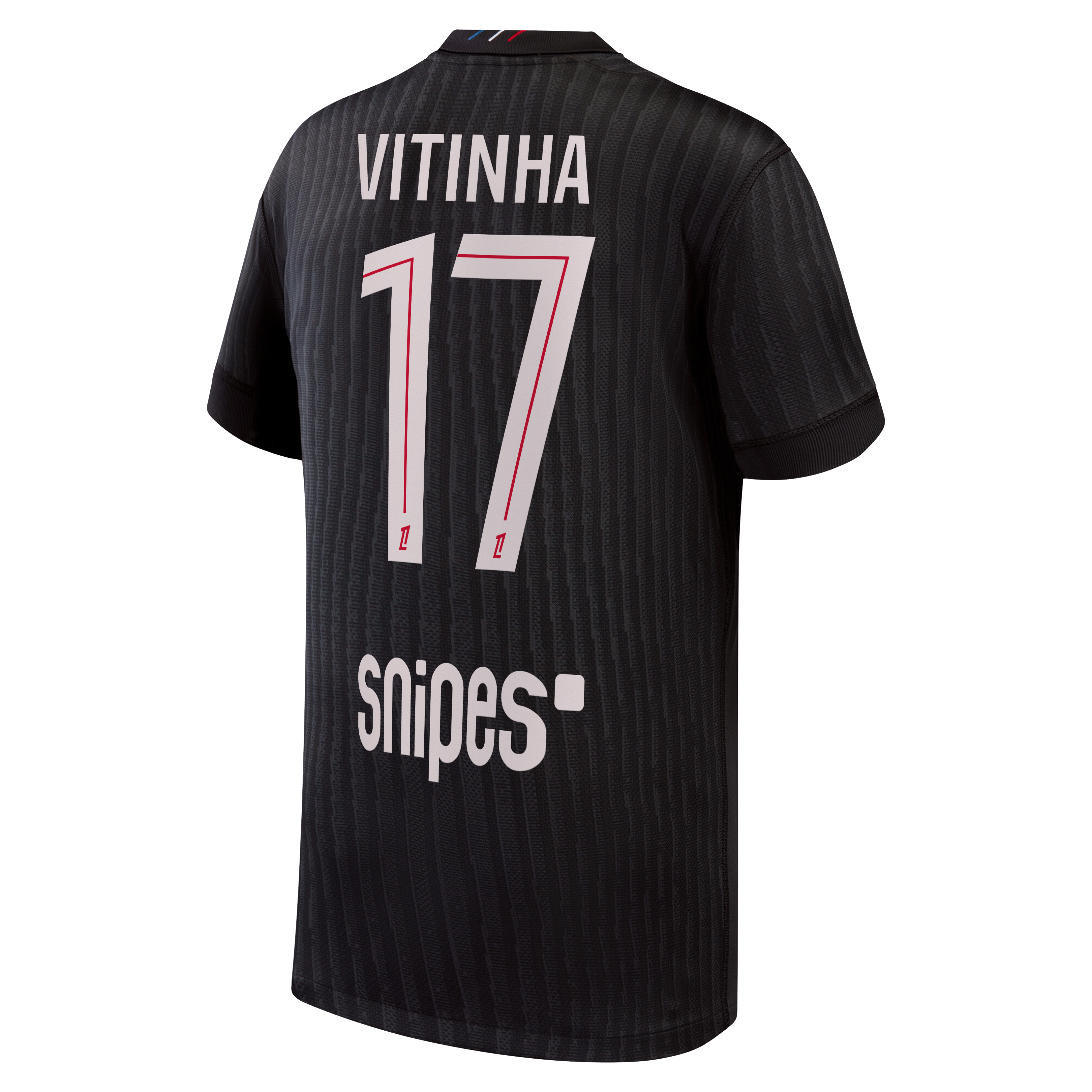 PSG Jordan Fourth Stadium Shirt 2025-26 - Kids with Vitinha 17 printing, , rebel_hi-res