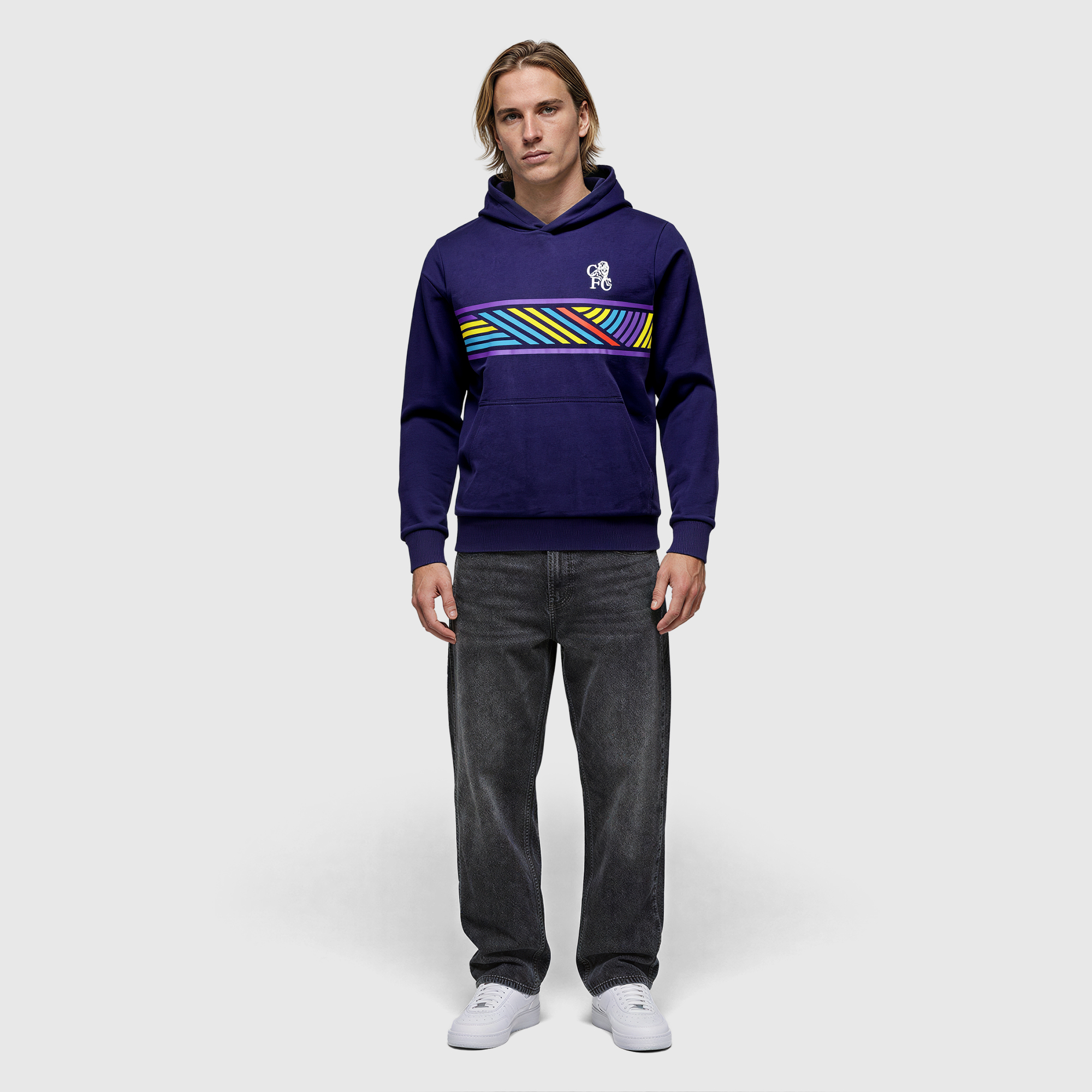 Chelsea 94 Away Reinspired Hoodie - Navy, , rebel_hi-res