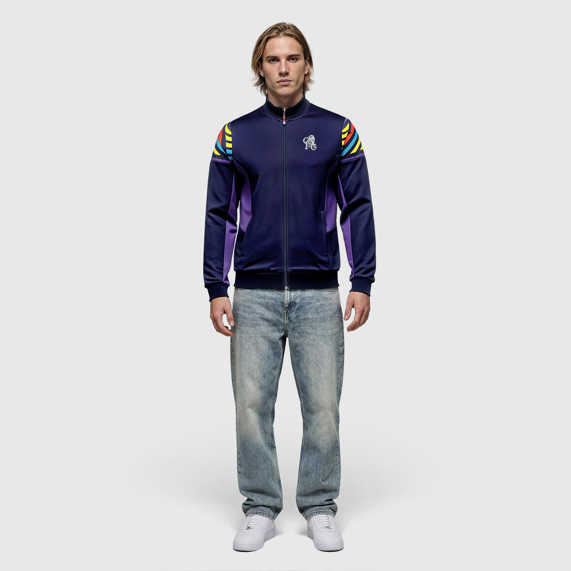 Chelsea 94 Away Reinspired Track Jacket - Navy, , rebel_hi-res