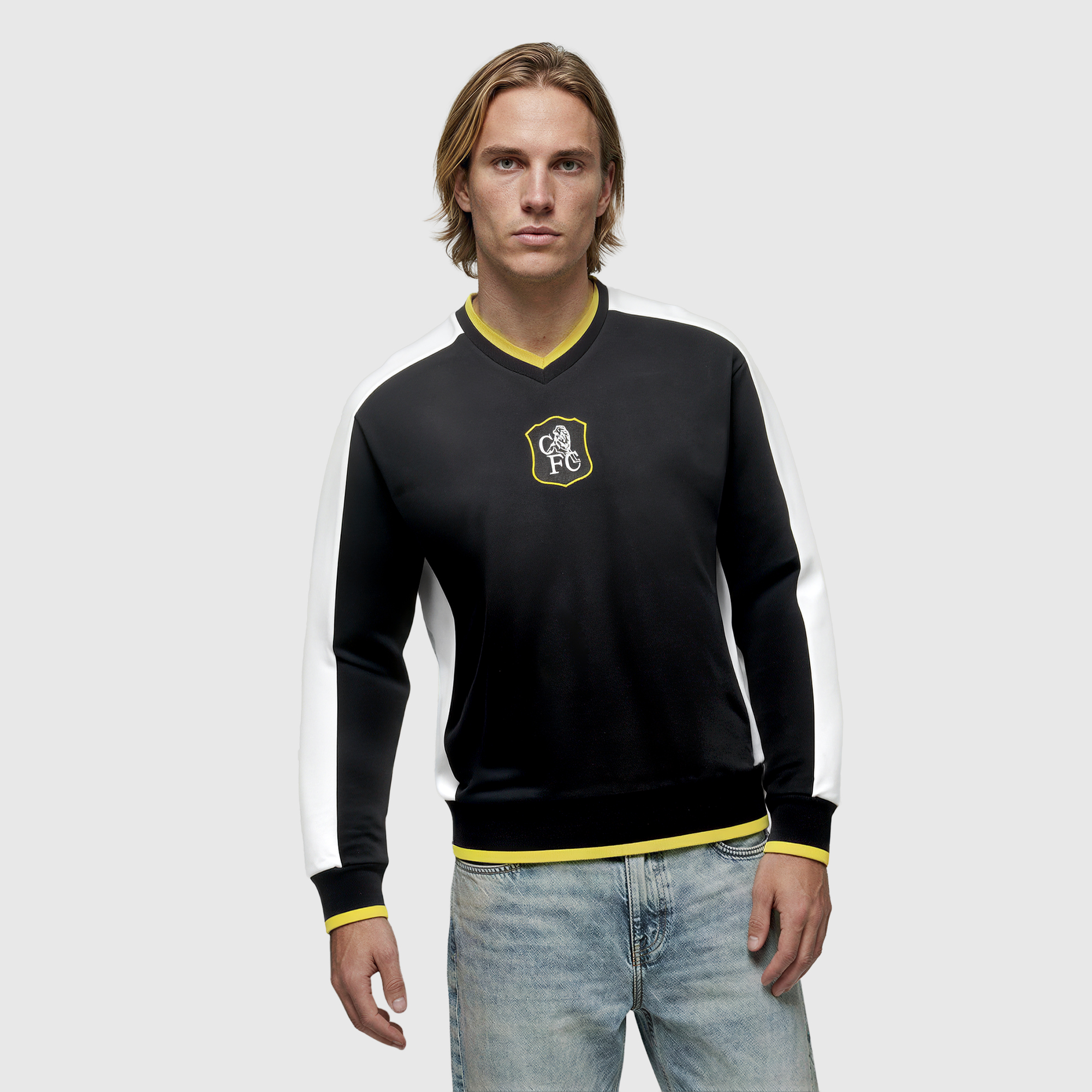 Chelsea 97 Cup Final Reinspired Sweater - Black, , rebel_hi-res